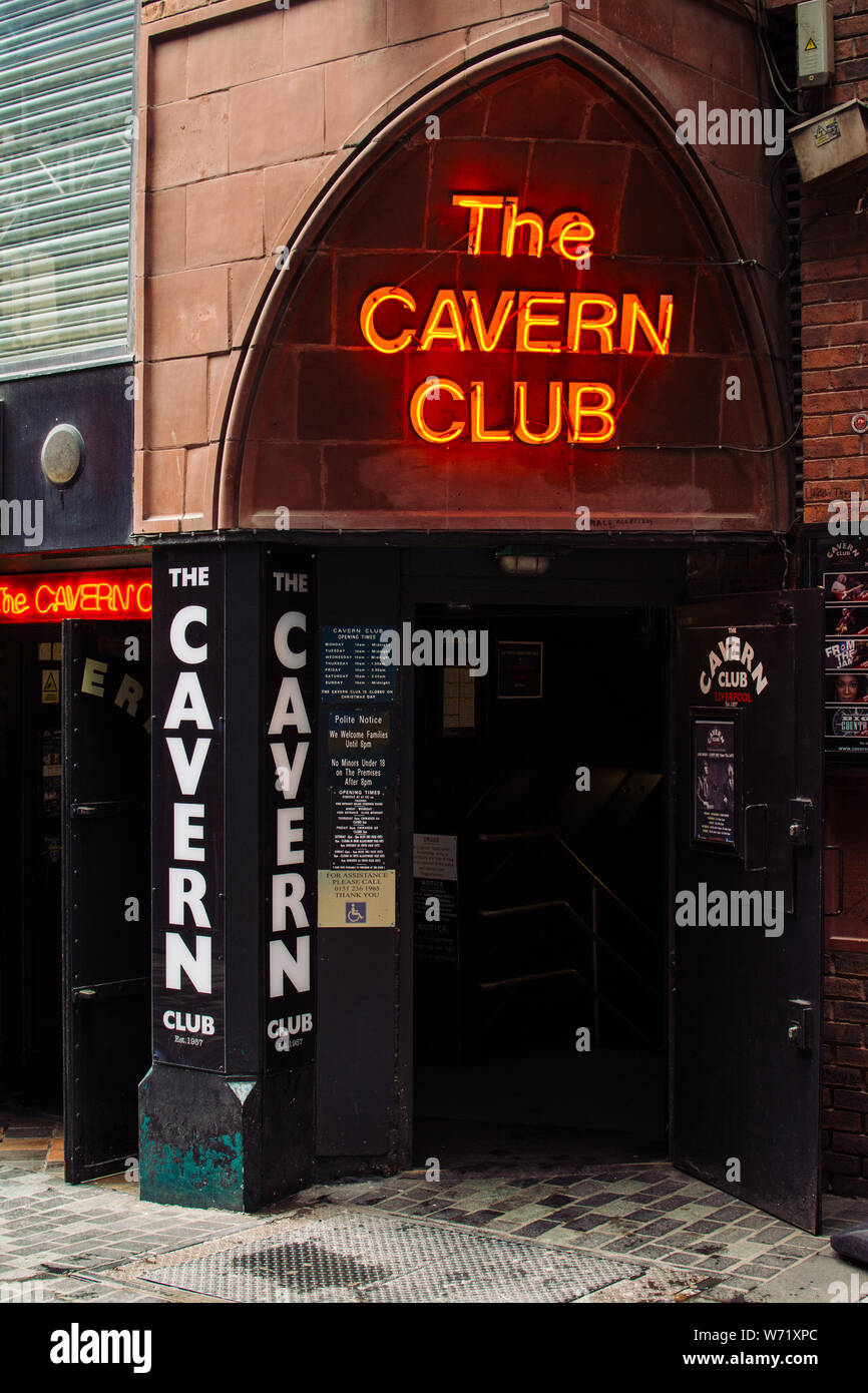 The Cavern Club, Liverpool, Großbritannien Stockfoto