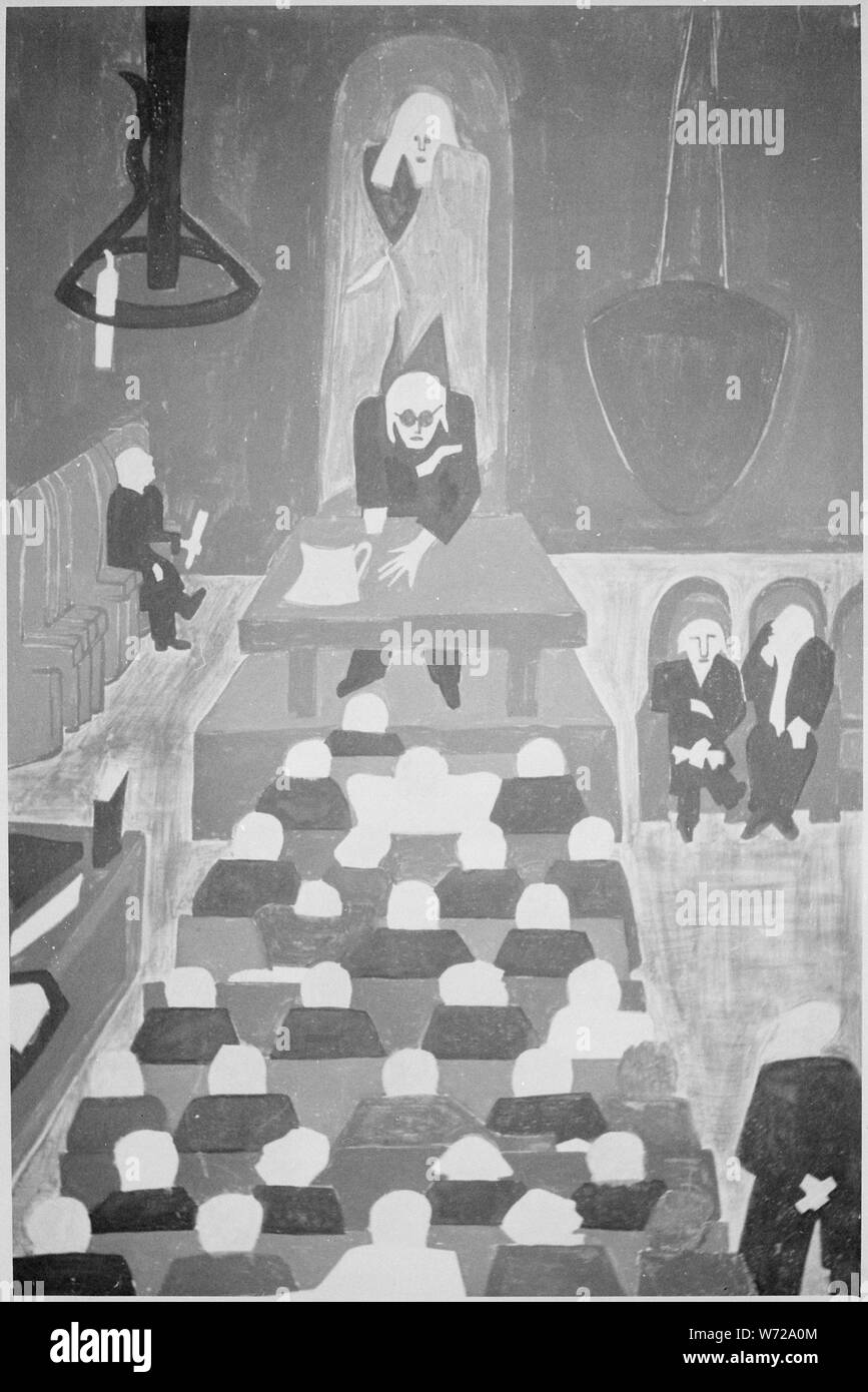 Frederick Douglass gehört William Lloyd Garrison Sklaverei anzuprangern; Allgemeine Hinweise: Malerei. Stockfoto