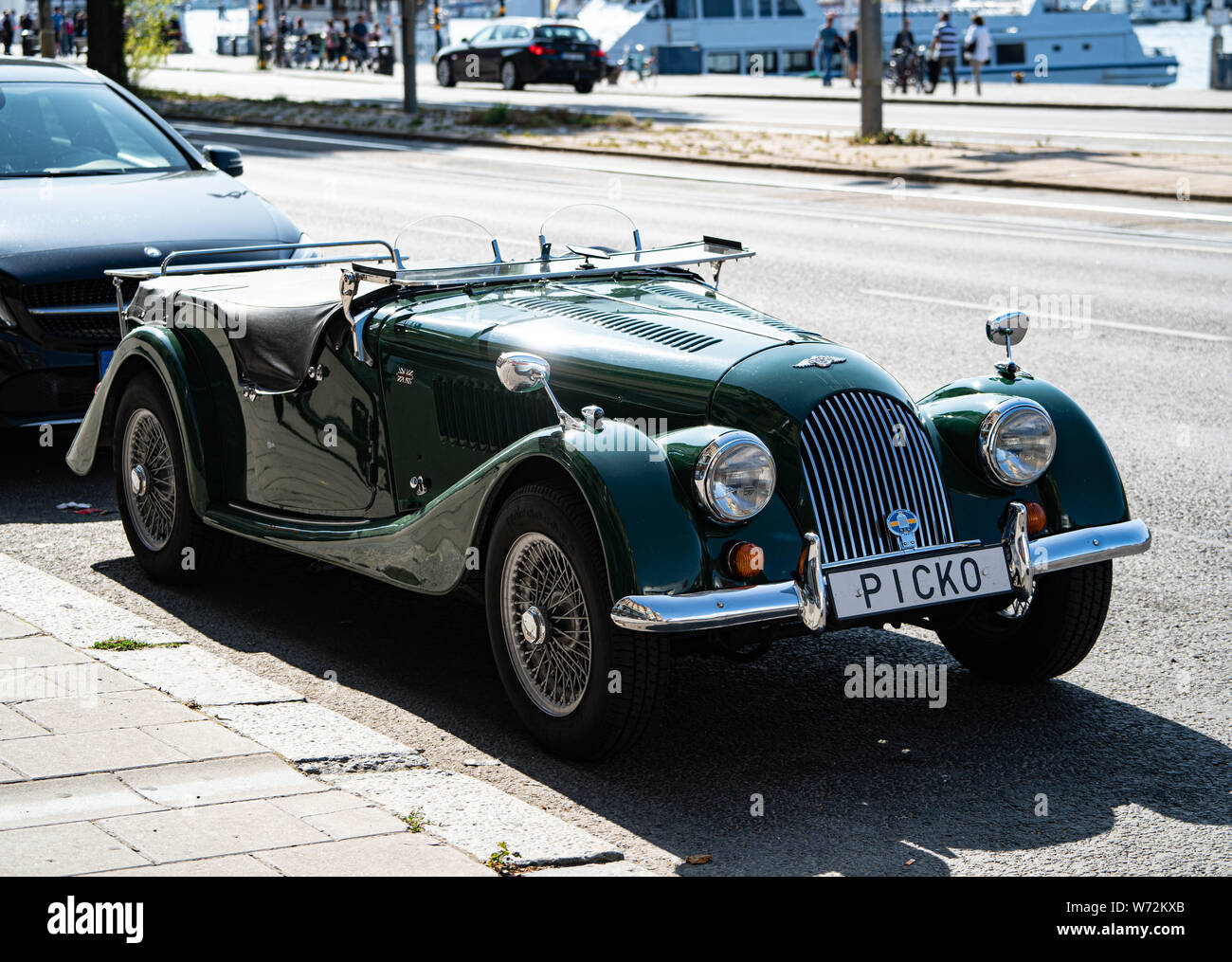 Morgan Plus 4 Sportwagen, Stockholm, Schweden Stockfoto