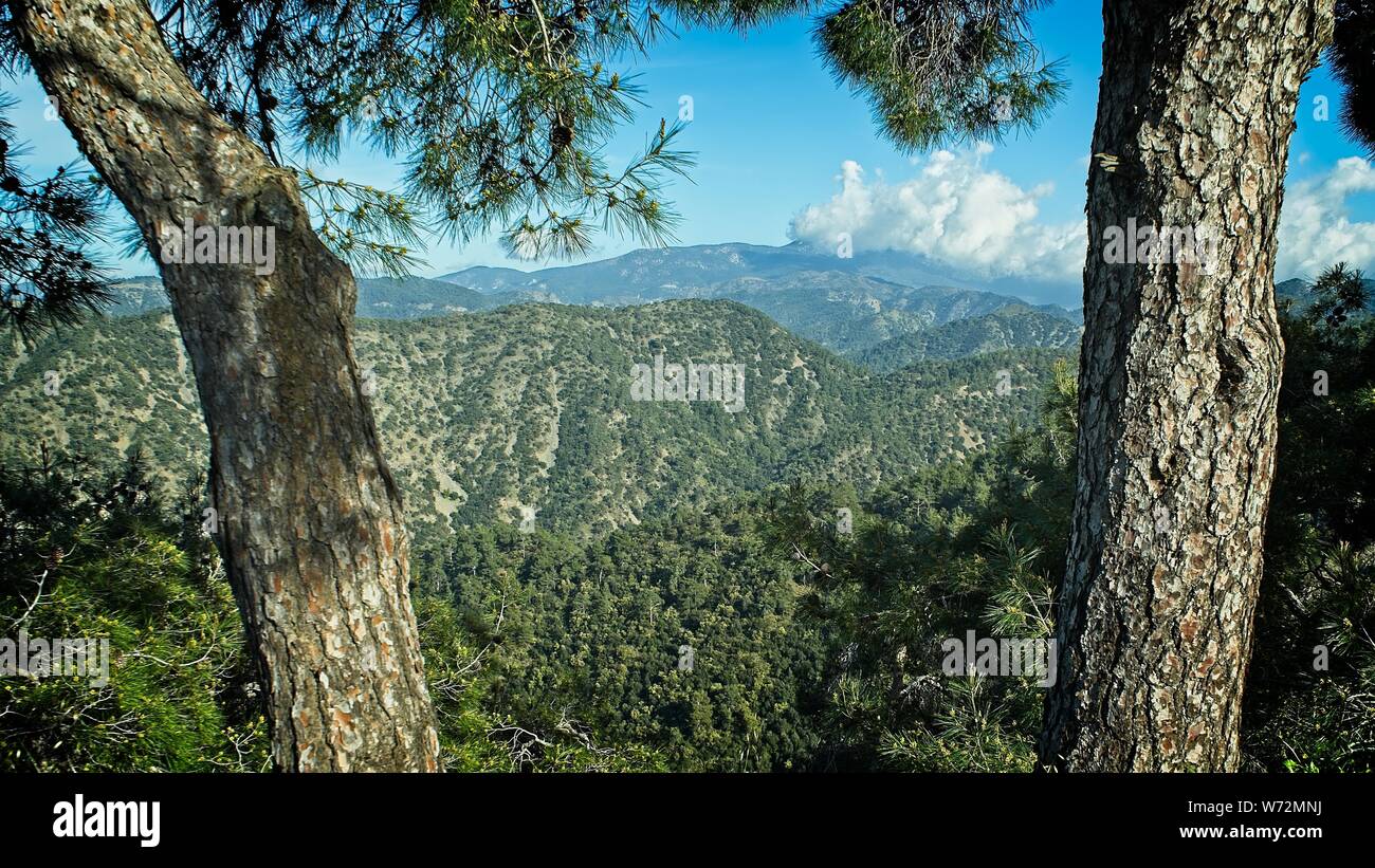 Mount Olympus anzeigen Stockfoto