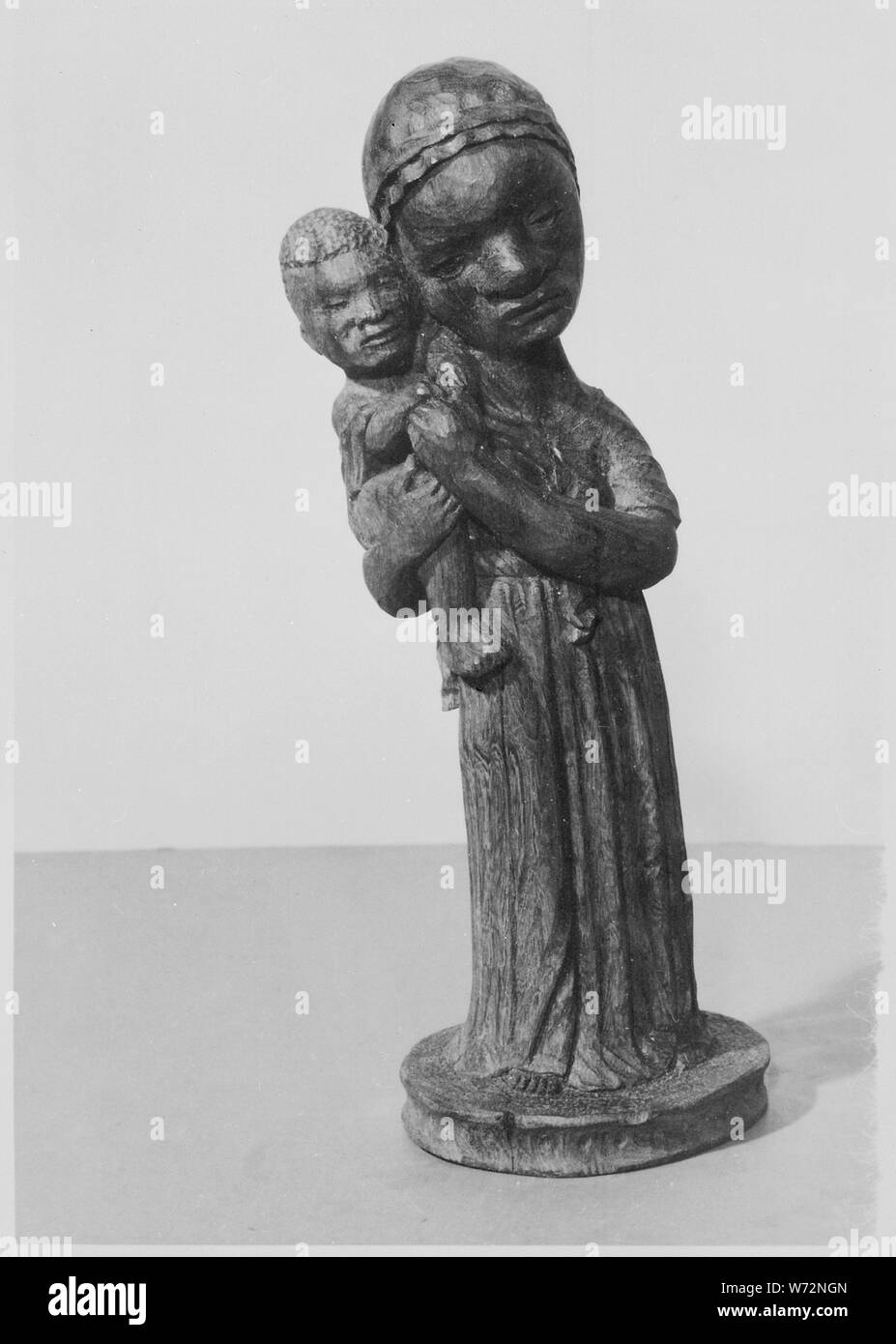 Madonna des Göttlichen; Allgemeine Hinweise: Holz Skulptur Stockfoto