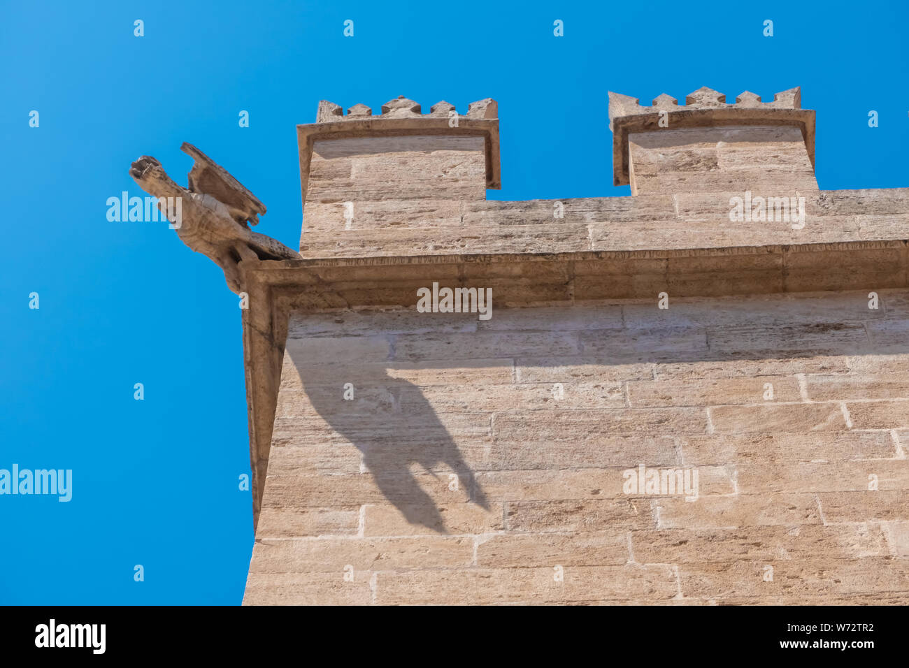 Die llotja de la Seda (mittelalterliche Seide Exchange), eine späte Valencia im gotischen Stil zivile Gebäude in Valencia, Spanien. Stockfoto