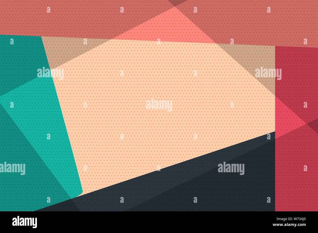 Comic geometrische Pop Art retro Hintergrund Stock Vektor