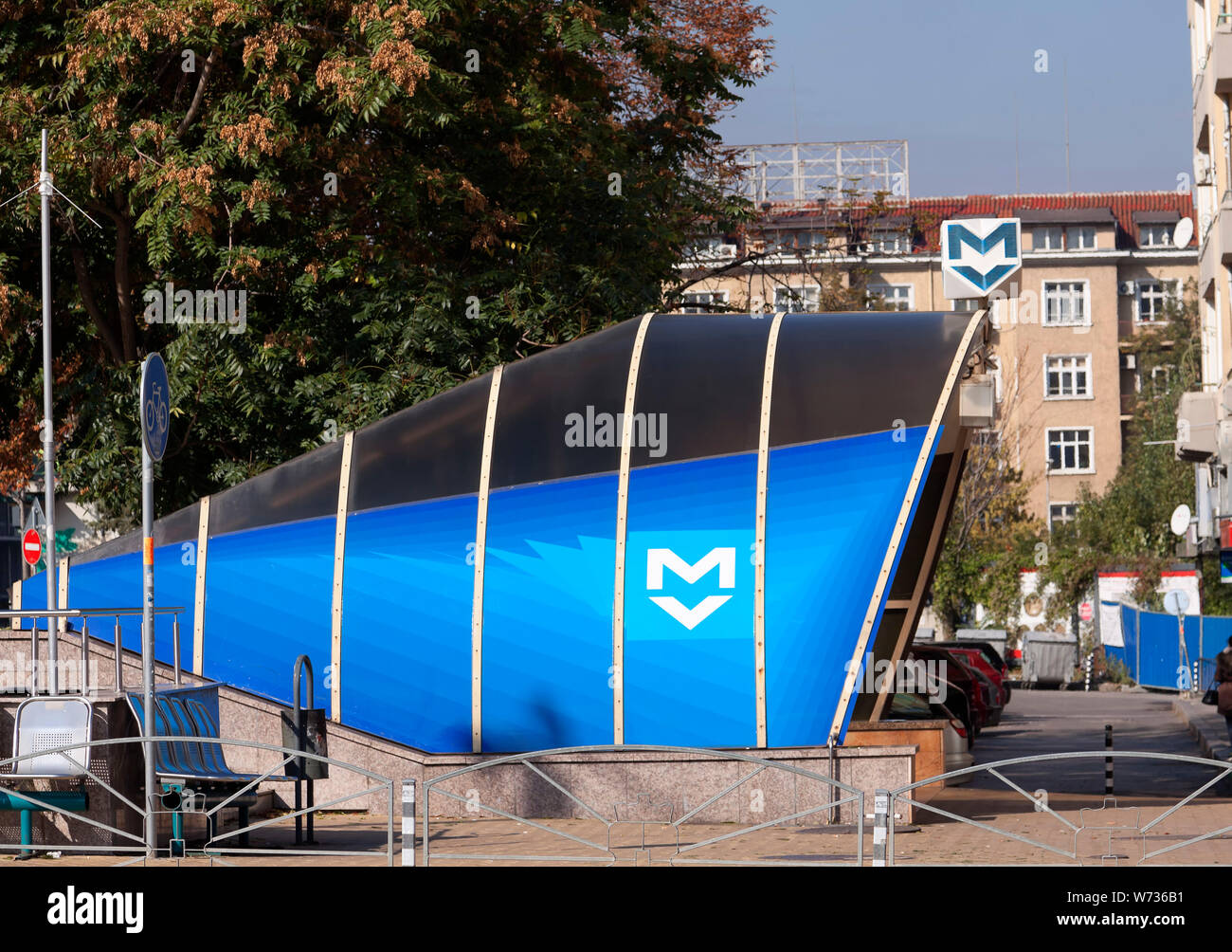 U-Bahn Station in Sofia, Bulgarien Stockfoto