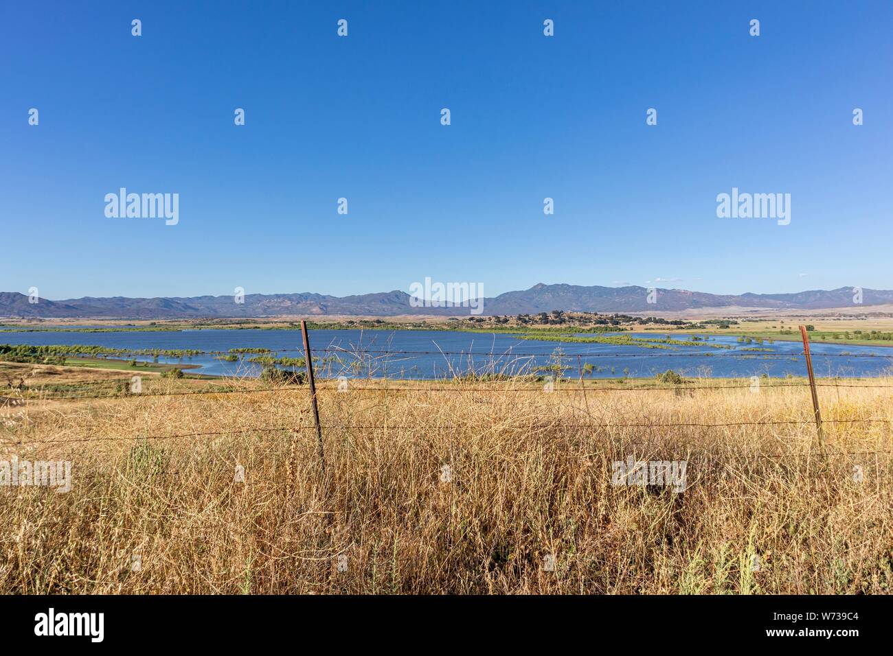 See Henshaw in San Diego County California Stockfoto