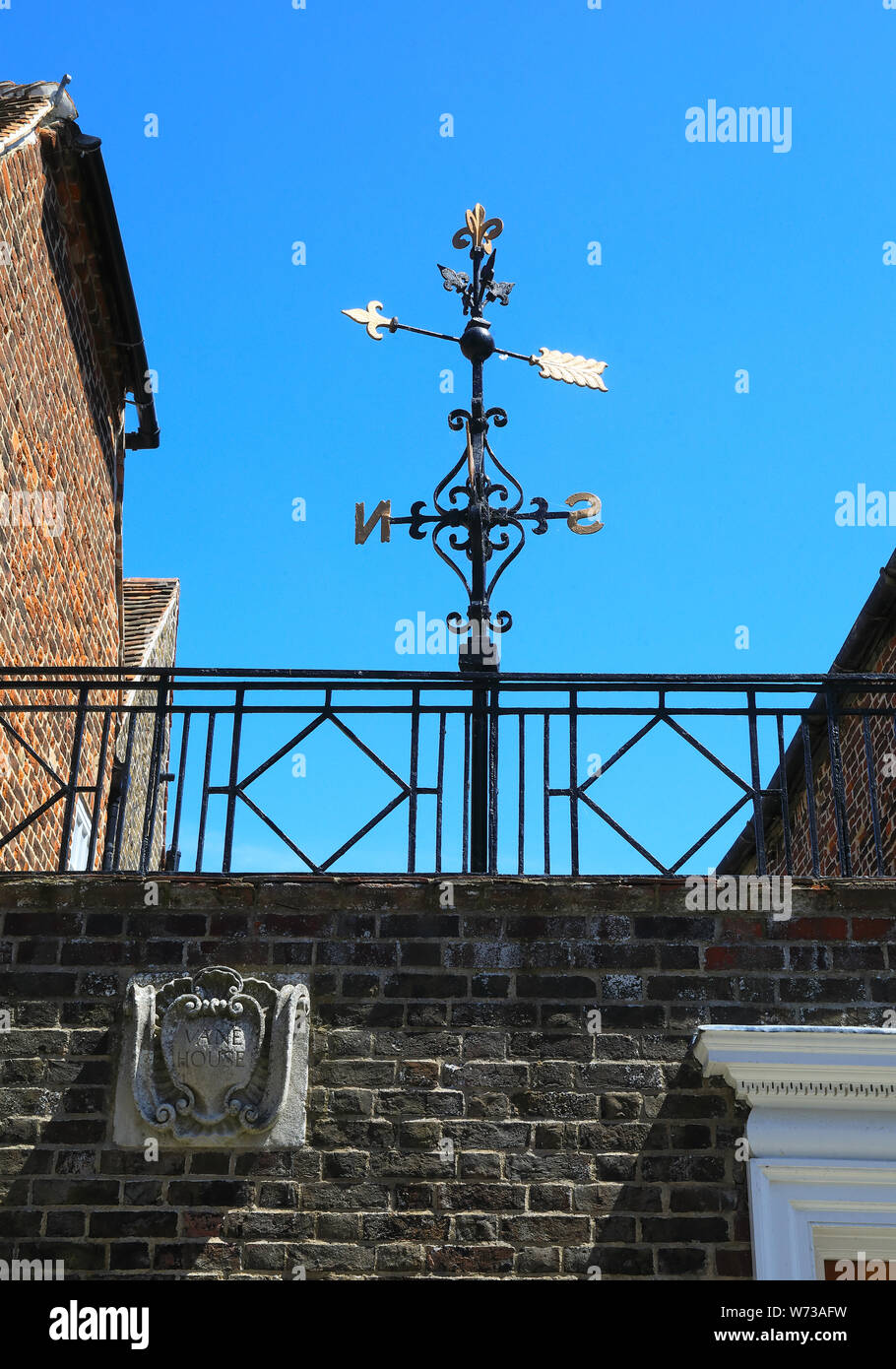 Vane Haus auf ziemlich Middle Street in der Küstenstadt, in Kent, England, Großbritannien Stockfoto