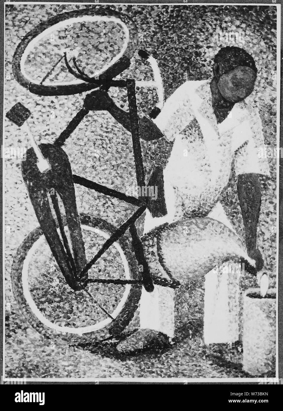 Das Bier Verkäufer; Allgemeine Hinweise: Öl Stockfoto