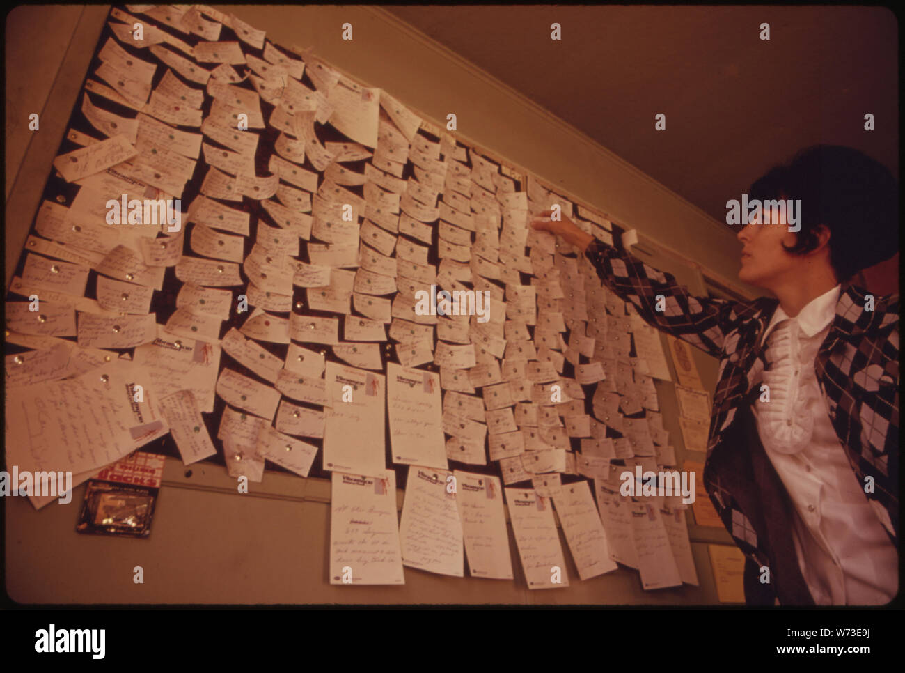 Wenn die GROSSEN HOME ÖL HÄNDLER OHNE KRAFTSTOFF EIN SPEZIELLES BOARD WURDE AKTIVIERT FÜR NOT LIEFERUNGEN. Mehr als 250 Häuser wurden ohne Öl. Karten AN DER WAND LISTE PRIORITÄTEN Stockfoto