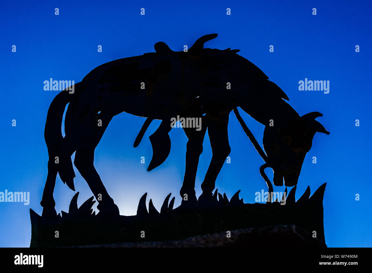 Tom Mix Memorial Stockfoto