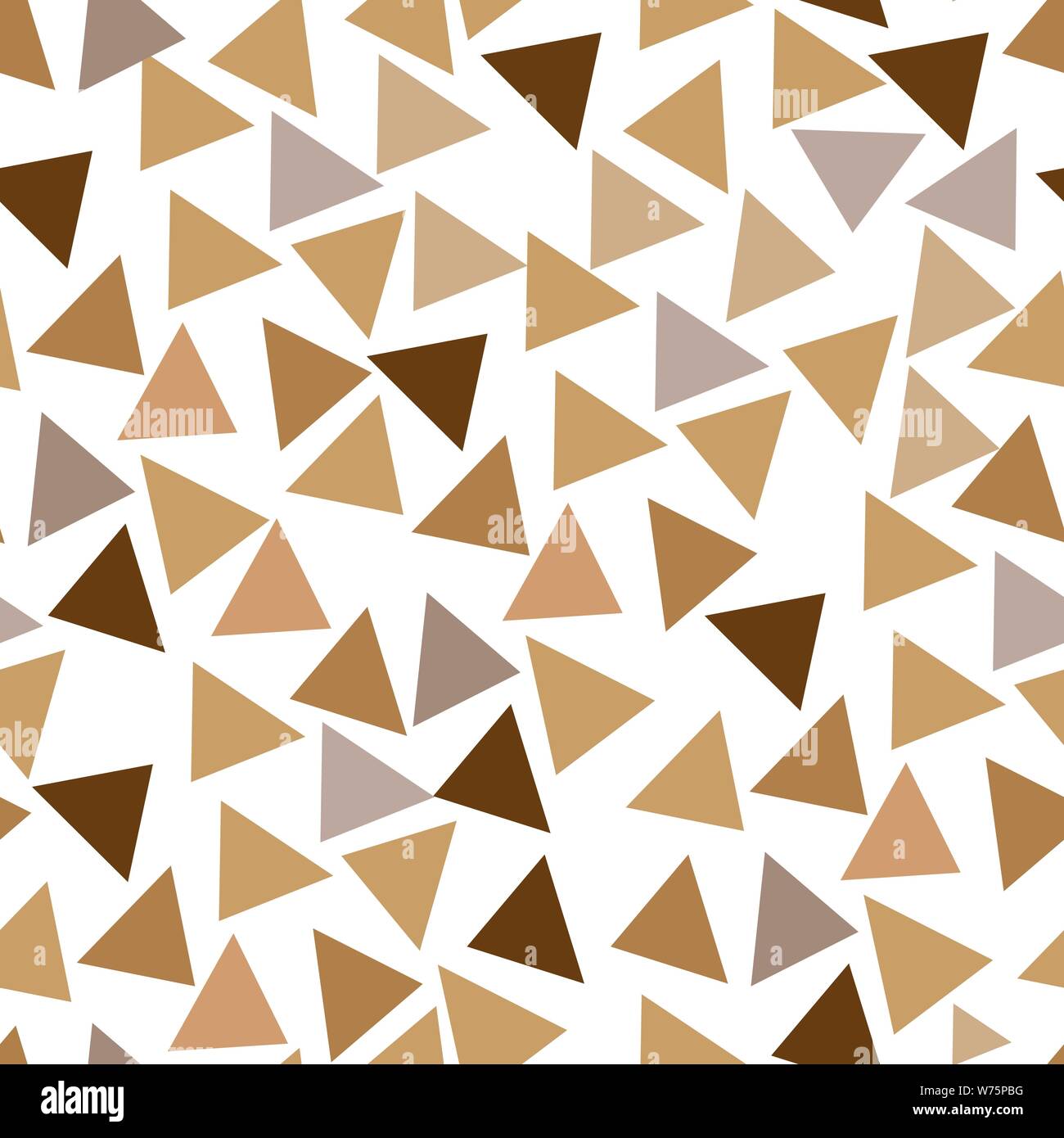 Nahtlose Form des Dreiecks, abstrakte geometrische Muster. Vector Illustration Grafik. Stock Vektor