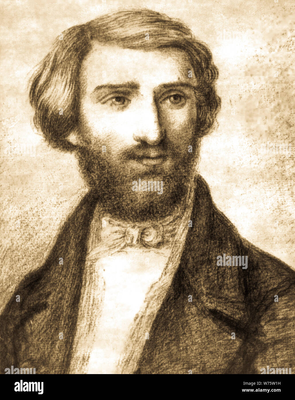 Giuseppe Verdi, Portrait von Stefano barezzi, 1836 Stockfoto