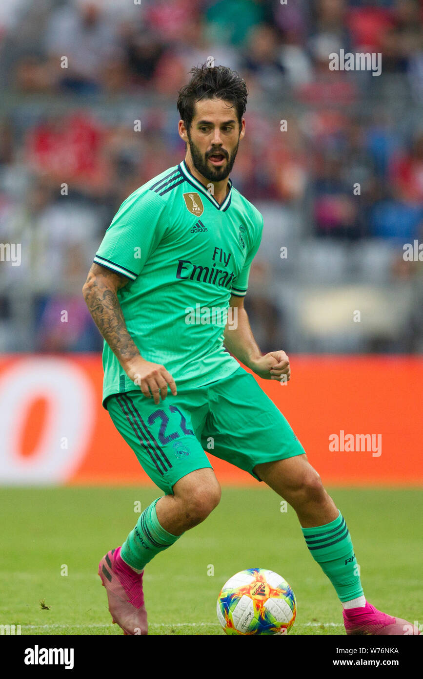 Francisco ALARCÓN ISCO (Nr. 22, REAL). Fußball, Real Madrid (REAL) - FENERBAHCE (FBI) 5:3, Audi Cup 2019, Gleiches für Platz 3, am 07/24/2019 in Muenchen/ALLIANZARENA/Deutschland. € | Nutzung weltweit Stockfoto