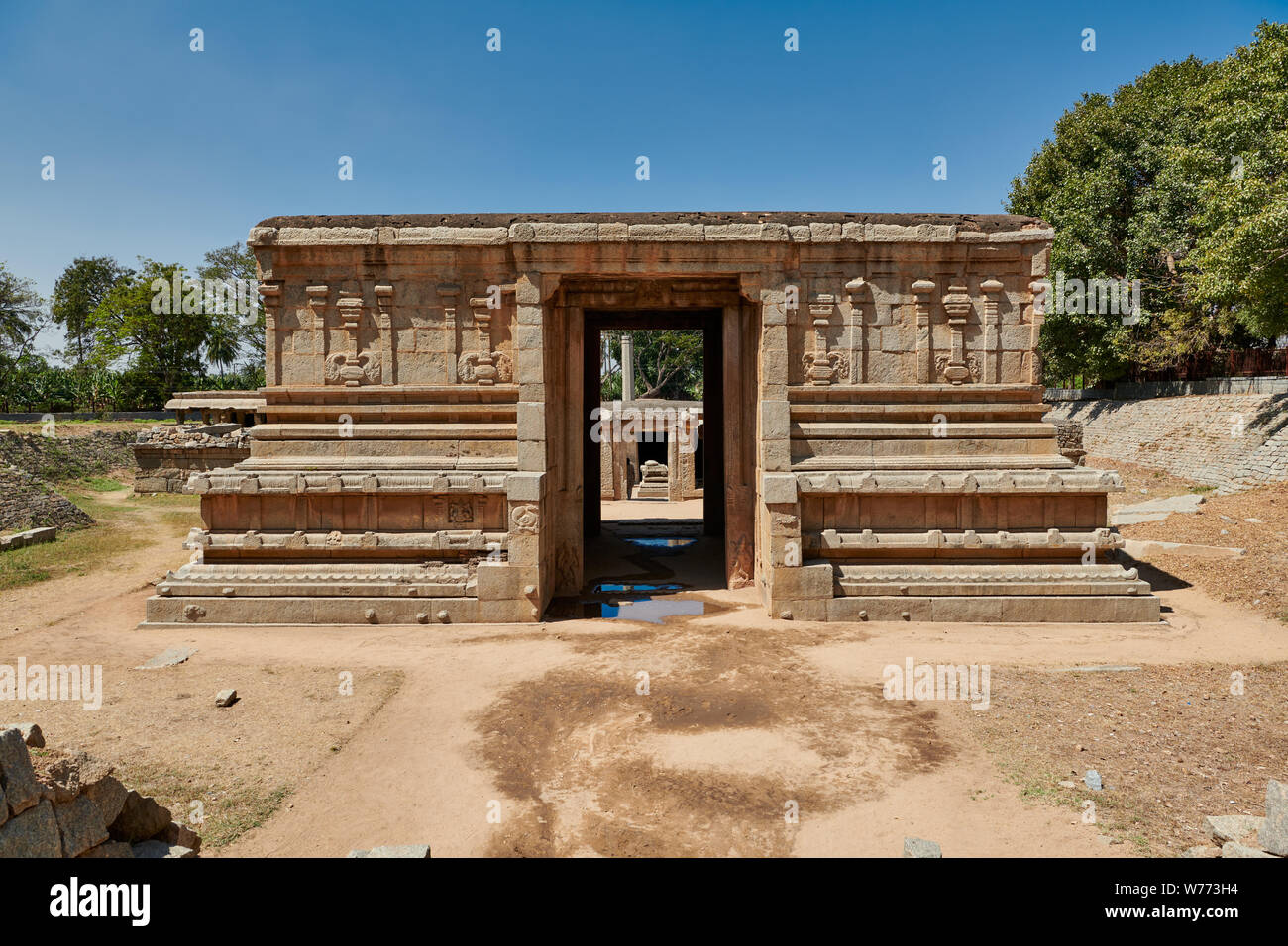 U-Shiva Tempel (prasanna Virupaksha Temple), Hampi, UNESCO-heritge Website, Karnataka, Indien Stockfoto