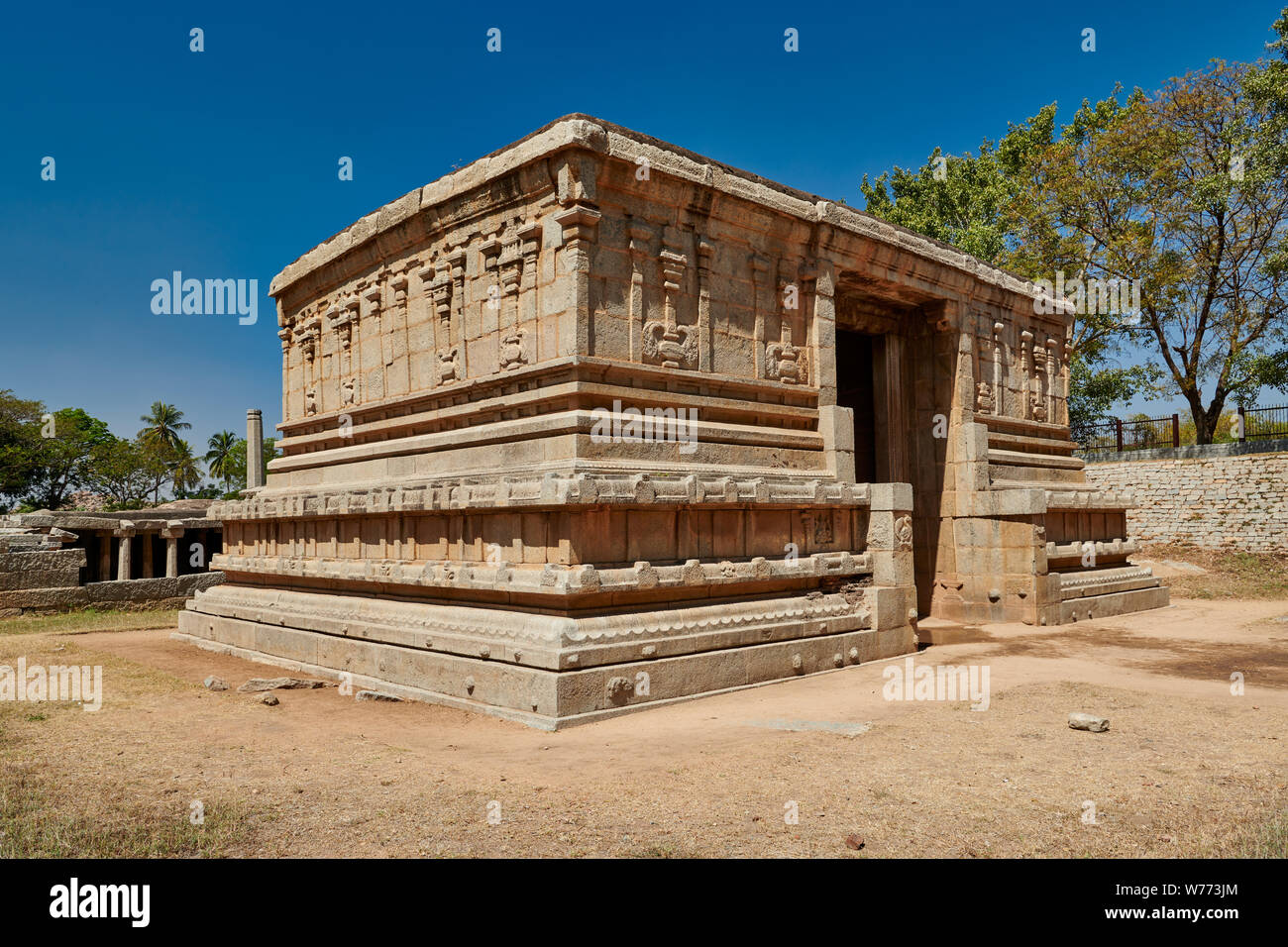 U-Shiva Tempel (prasanna Virupaksha Temple), Hampi, UNESCO-heritge Website, Karnataka, Indien Stockfoto