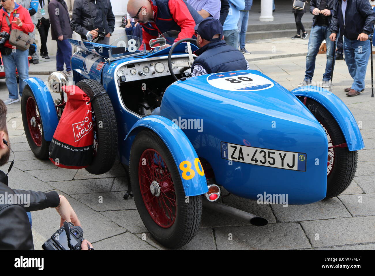 2019 Mille Miglia Car Race - Brescia, Italien Stockfoto