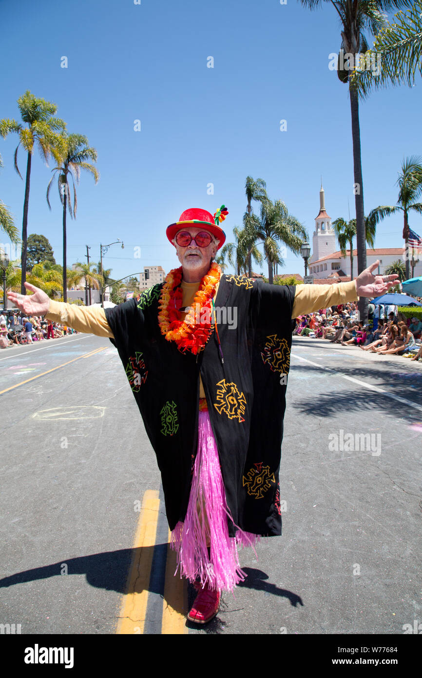 2012 Summer Solstice Parade in Santa Barbara, Kalifornien, physische Beschreibung: 1 Foto: digital, tiff-Datei, Farbe. Hinweise: Titel, Datum, und Schlüsselwörter von dem Fotografen zur Verfügung.; Stockfoto