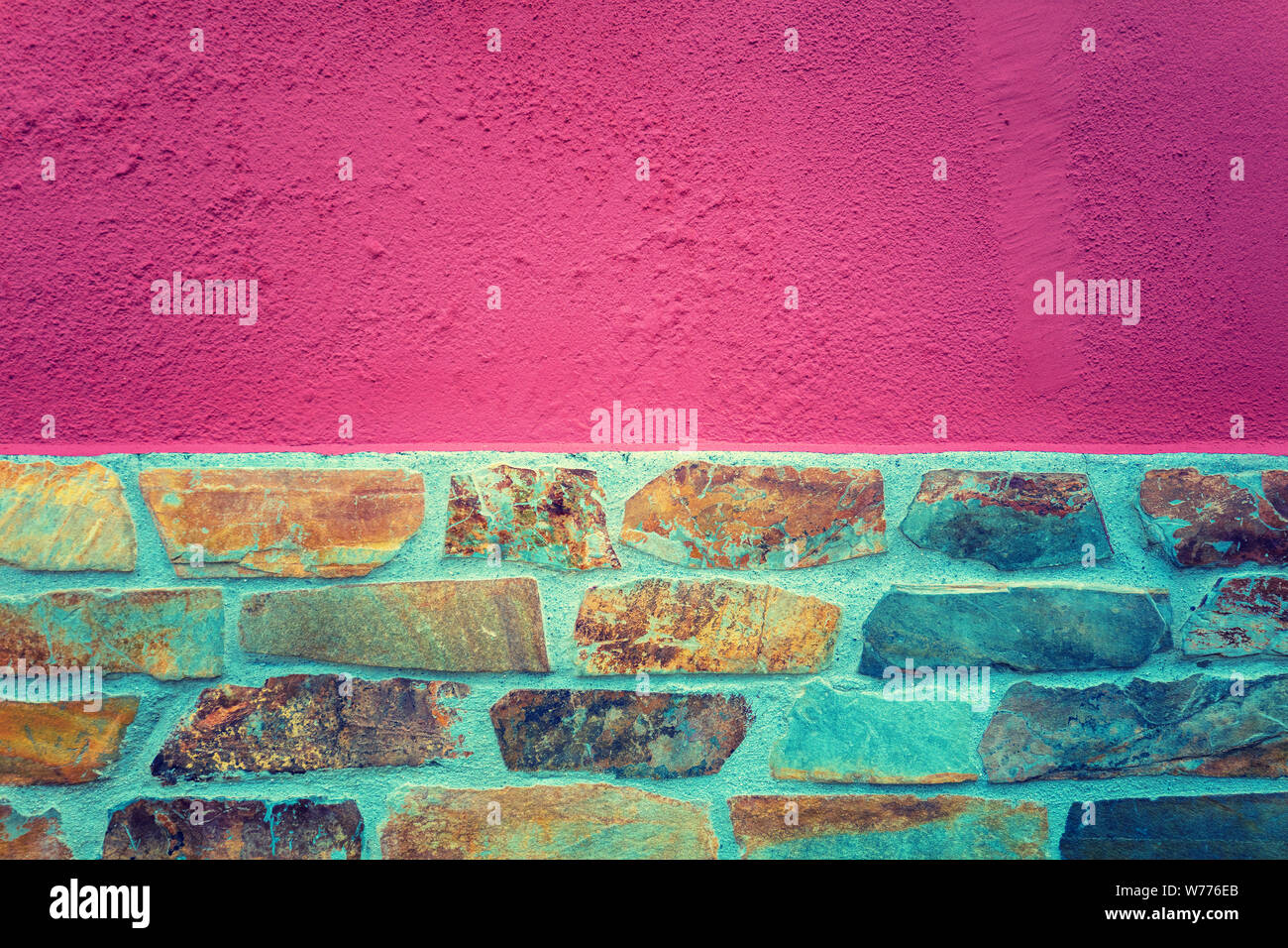 Abstrakte Wand Hintergrund. Gradient Putz und Mauerwerk Stockfoto