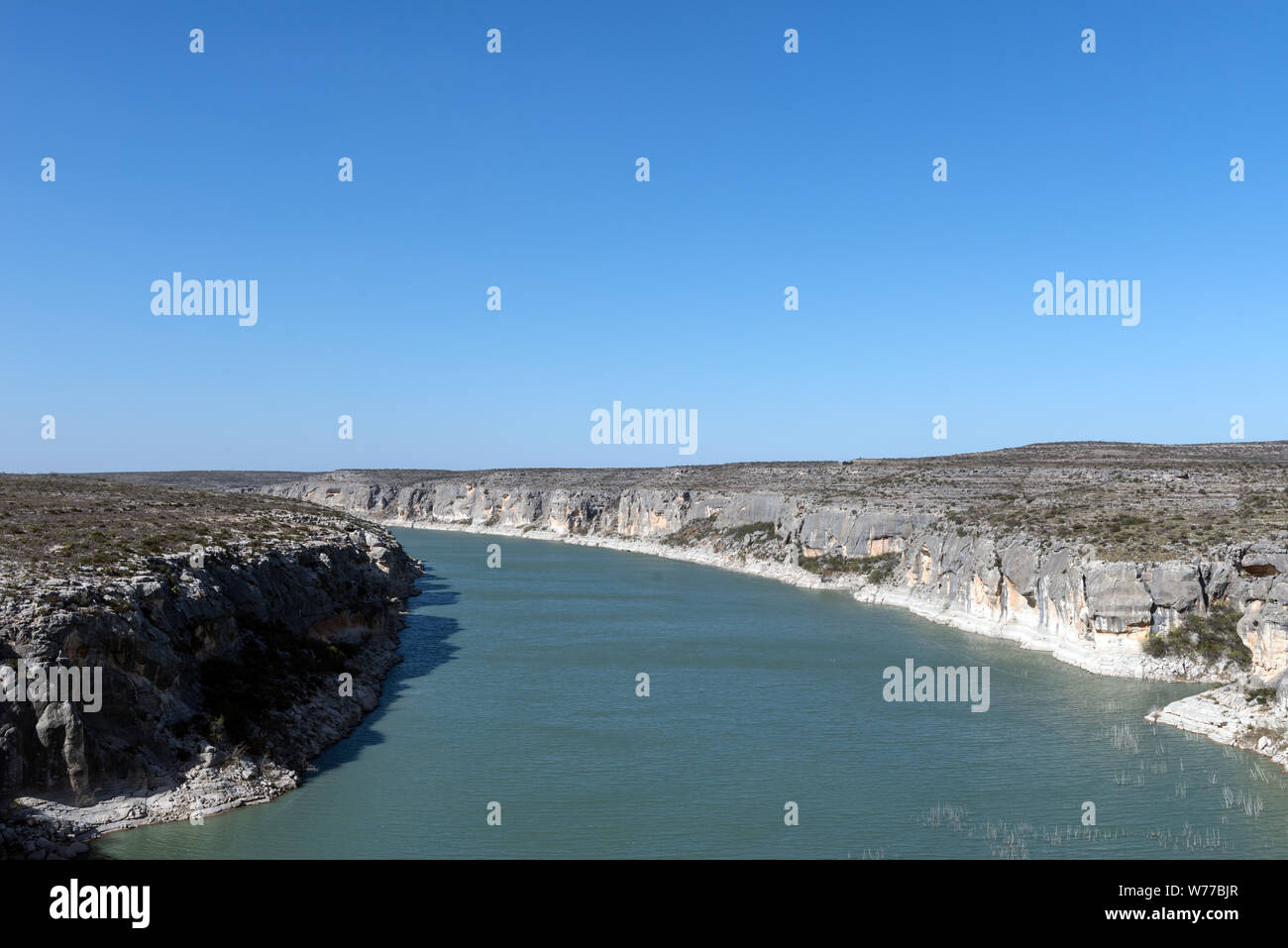 Ein Teil der Amistad National Recreation Area, außerhalb Del Rio in Val Verde County, Texas, physische Beschreibung: 1 Foto: digital, tiff-Datei, Farbe. Hinweise: Titel, Datum, und die Schlüsselwörter, die auf Informationen, die von den Fotografen zur Verfügung gestellt wurden; Stockfoto