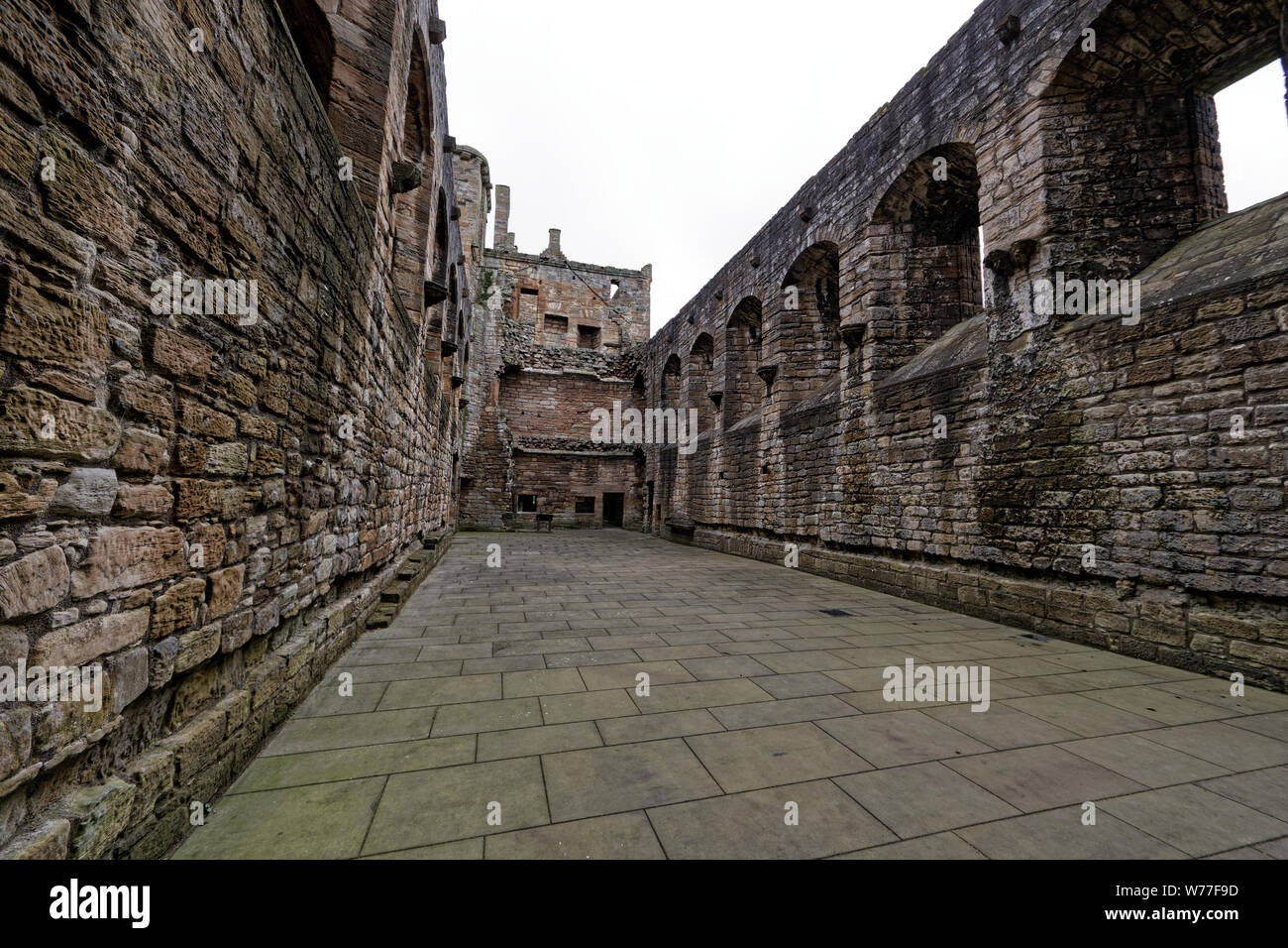 Linlithgow Palace - Edinburgh, Schottland, Vereinigtes Königreich Stockfoto