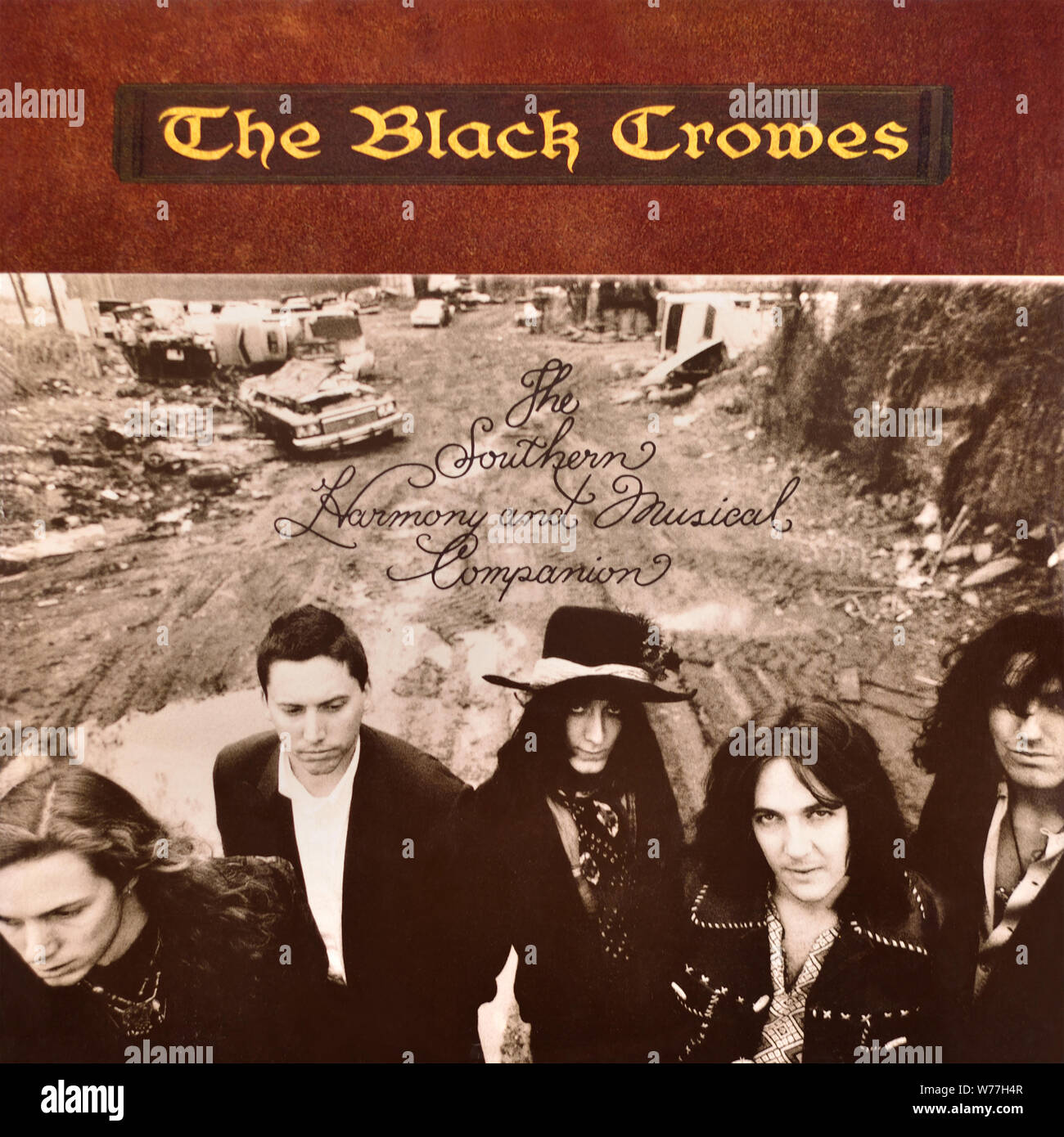 The Black Crowes - original Vinyl Album Cover - The Southern Harmony and Musical Companion - 1992 Stockfoto