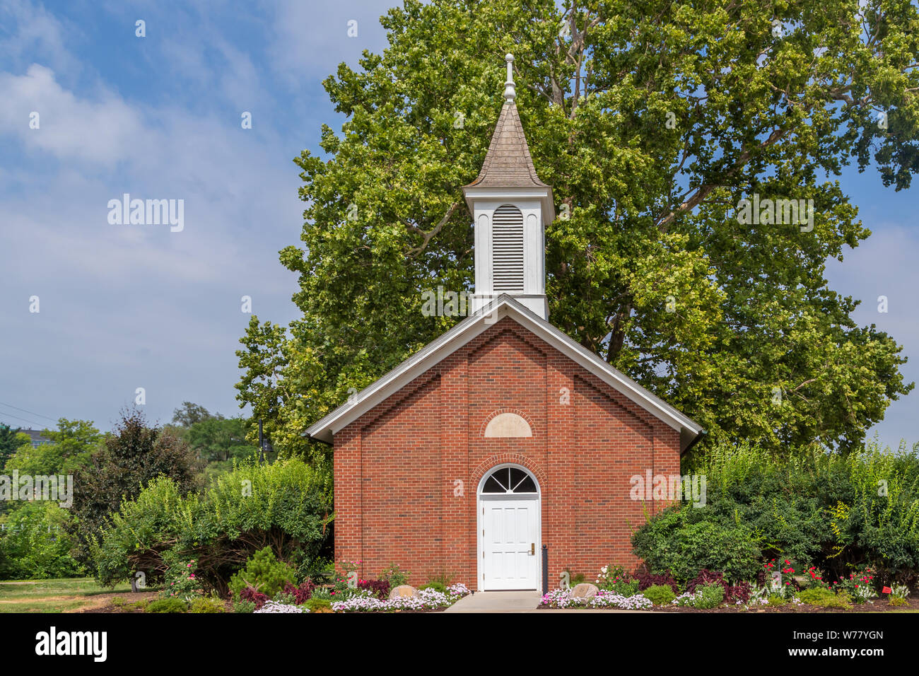 IOWA CITY, IA/USA - August 7, 2015: Danforth Kapelle an der Universität von Iowa. Die Universität von Iowa ist ein Flaggschiff der öffentlichen Forschung Universität. Stockfoto