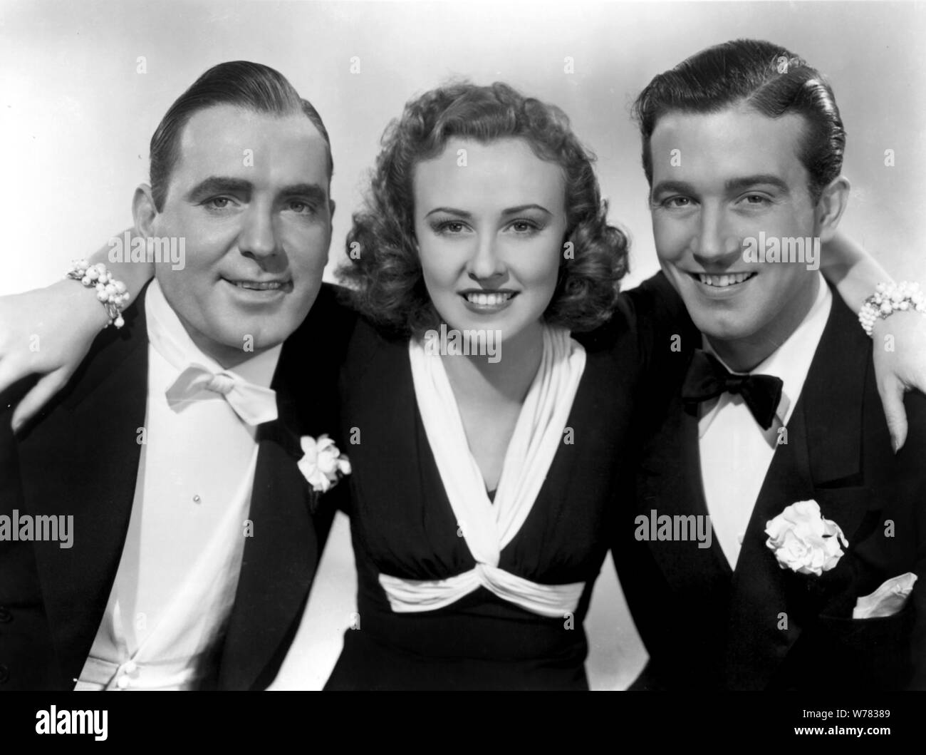 PAT O'BRIEN, MARGARET LINDSAY, John Payne, GARTEN DES MONDES, 1938 Stockfoto