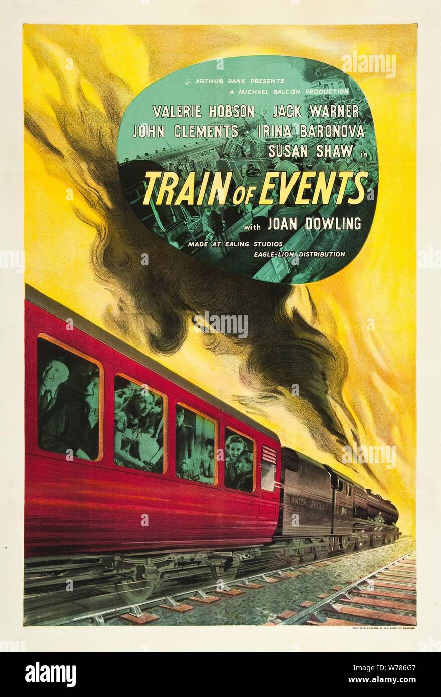 Film Poster, ZUG DER EREIGNISSE, 1949 Stockfoto