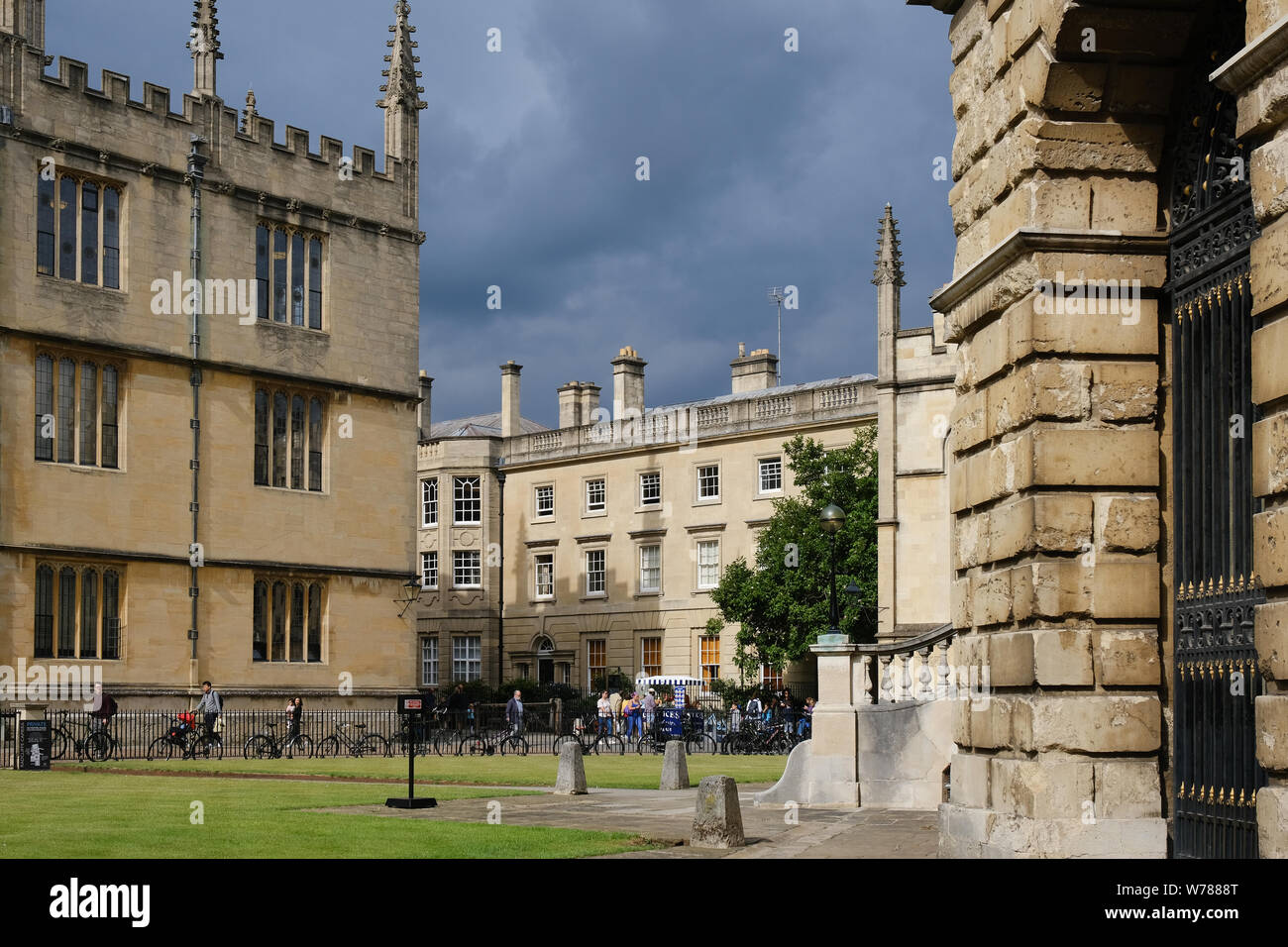 Gebäude der Oxford Universität Stockfoto