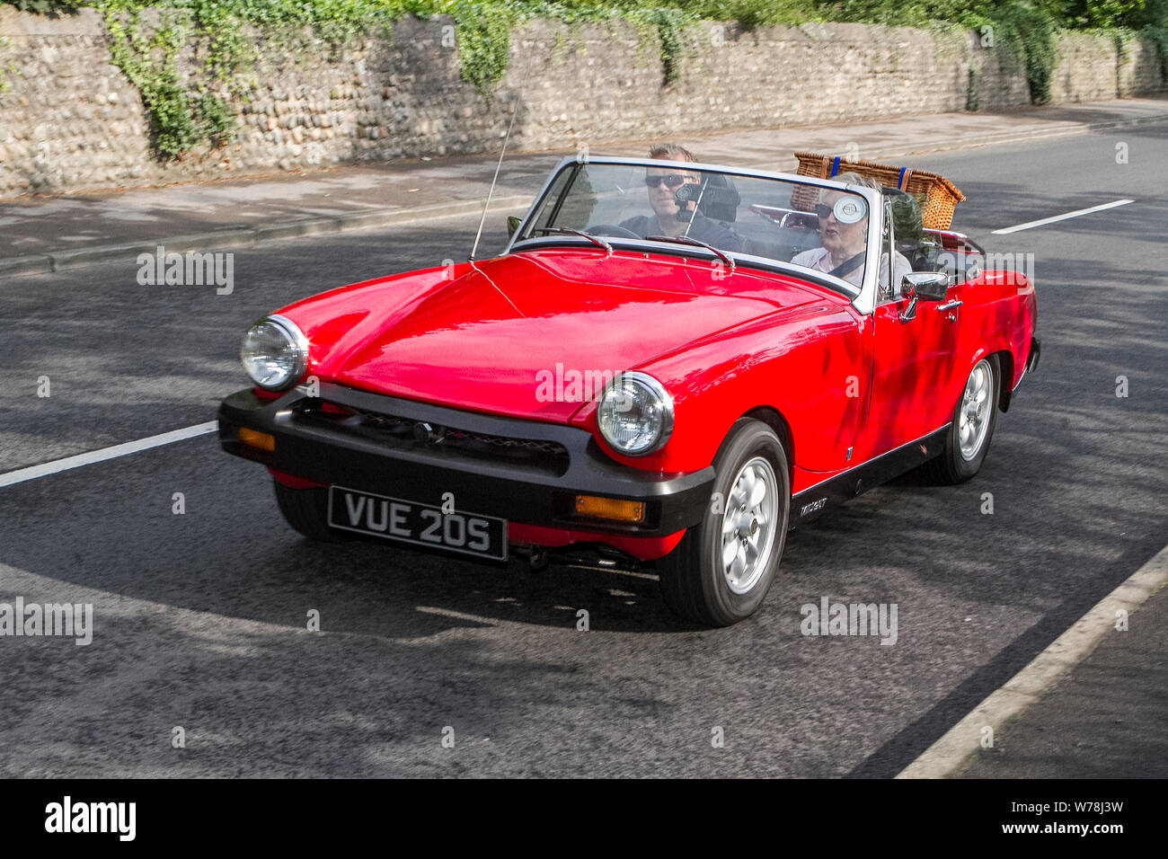 Motorisch Klassiker, historics, vintage Motoren und Collectibles 2019; Lytham Halle Verkehr zeigen, Sammlung von Autos & Oldtimer von gestern. Stockfoto