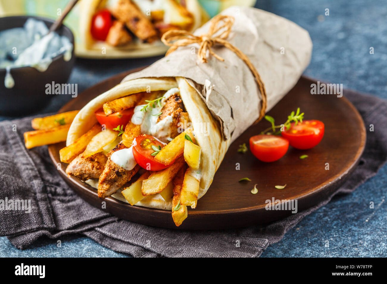 Fleisch pita -Fotos und -Bildmaterial in hoher Auflösung – Alamy