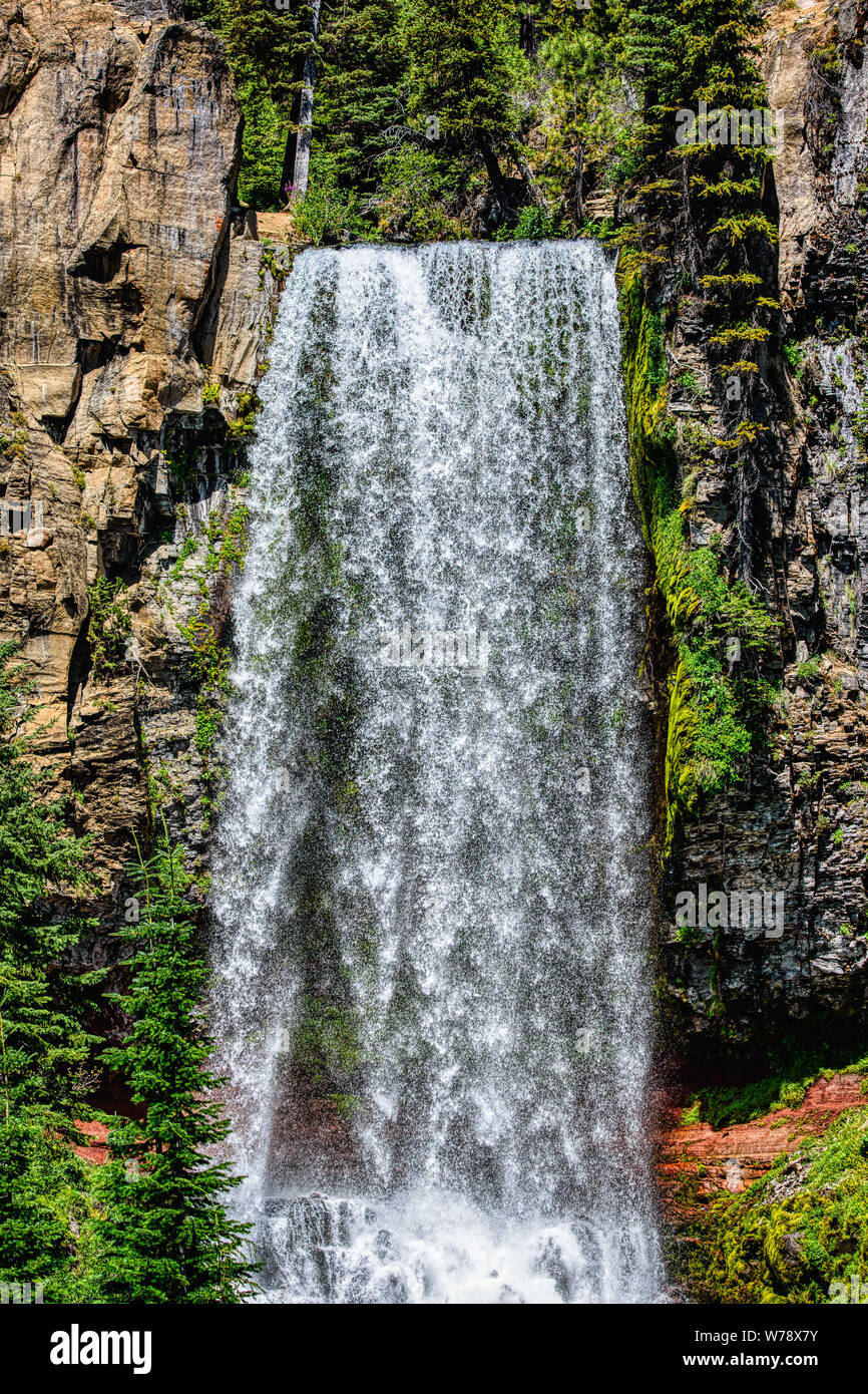 Die majestätischen Tumalo Wasserfall in High Definition Auflösung Stockfoto