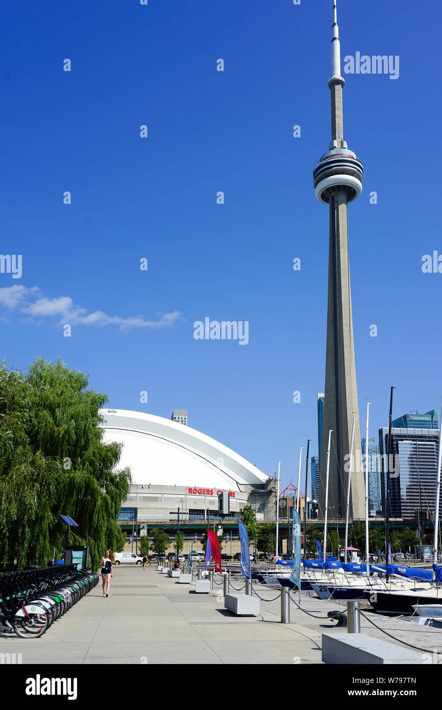 Hafen - Front in Toronto, Ontario, Kanada, Nordamerika, Urlaubsparadies in einer sehr sicheren und sauberen Stadt Stockfoto