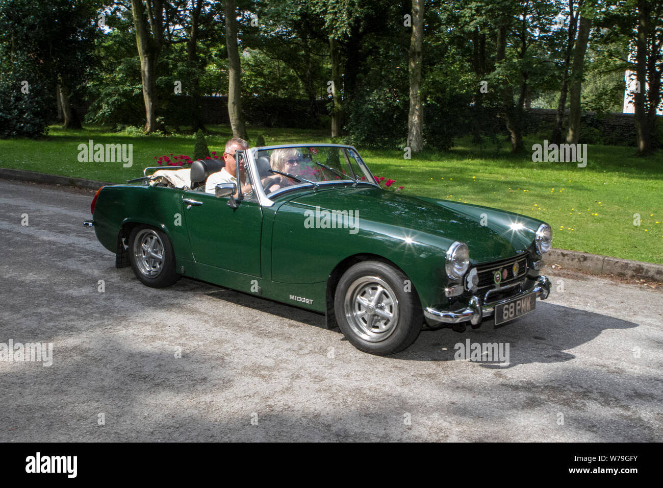 Motorisch Klassiker, historics, vintage Motoren und Collectibles 2019; Lytham Halle Verkehr zeigen, Sammlung von Autos & Oldtimer von gestern. Stockfoto