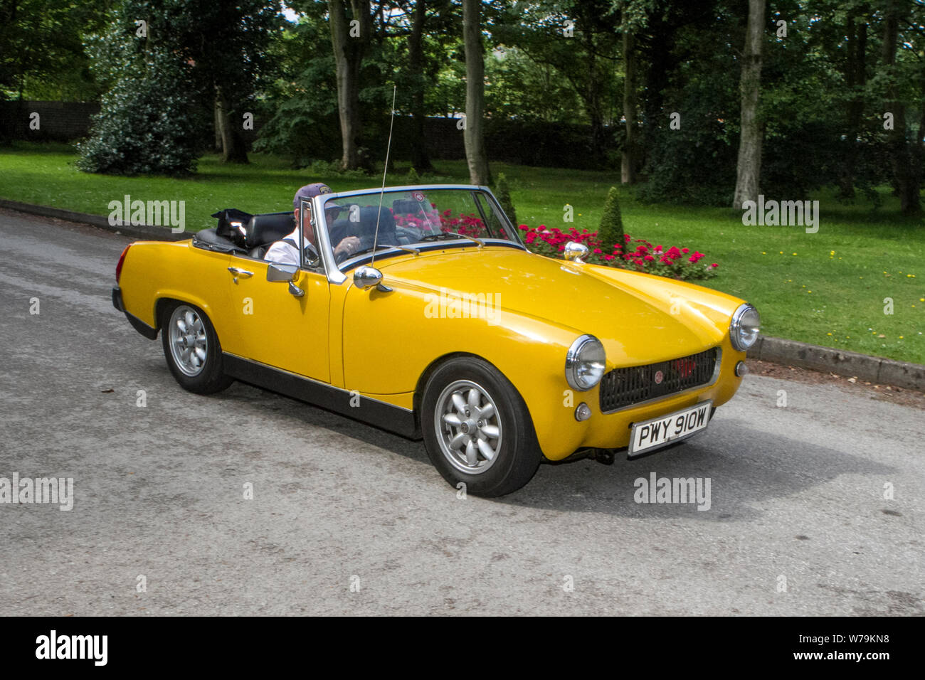 Motorisch Klassiker, historics, vintage Motoren und Collectibles 2019; Lytham Halle Verkehr zeigen, Sammlung von Autos & Oldtimer von gestern. Stockfoto