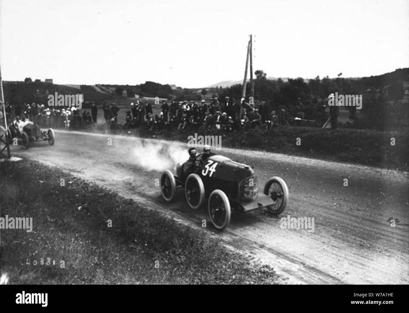 De Moraes beim Grand Prix von Frankreich 1914 1. Stockfoto