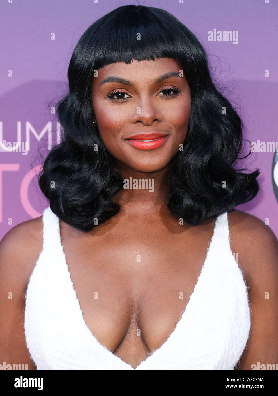 West Hollywood, Vereinigte Staaten. 05 Aug, 2019. WEST HOLLYWOOD, LOS ANGELES, Kalifornien, USA - 05. August: Schauspielerin Tika Sumpter kommt an der Disney ABC Fernsehen TCA Summer Press Tour All-Star-Party 2019 in Soho House West Hollywood am 5. August 2019 in West Hollywood, Los Angeles, California, United States. (Foto von Xavier Collin/Image Press Agency) Quelle: Bild Presse Agentur/Alamy leben Nachrichten Stockfoto