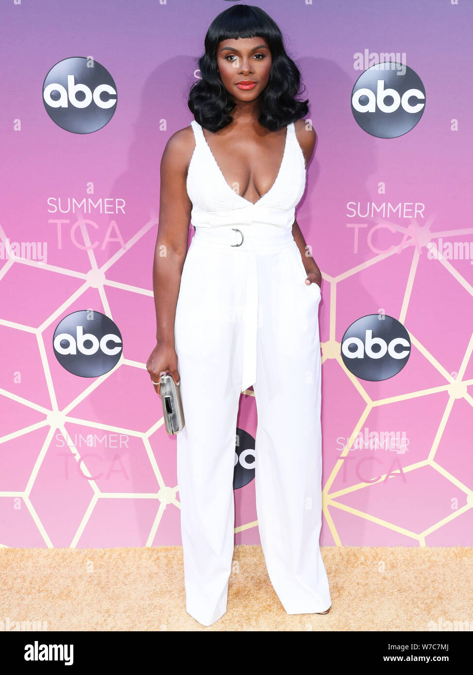West Hollywood, Vereinigte Staaten. 05 Aug, 2019. WEST HOLLYWOOD, LOS ANGELES, Kalifornien, USA - 05. August: Schauspielerin Tika Sumpter kommt an der Disney ABC Fernsehen TCA Summer Press Tour All-Star-Party 2019 in Soho House West Hollywood am 5. August 2019 in West Hollywood, Los Angeles, California, United States. (Foto von Xavier Collin/Image Press Agency) Quelle: Bild Presse Agentur/Alamy leben Nachrichten Stockfoto