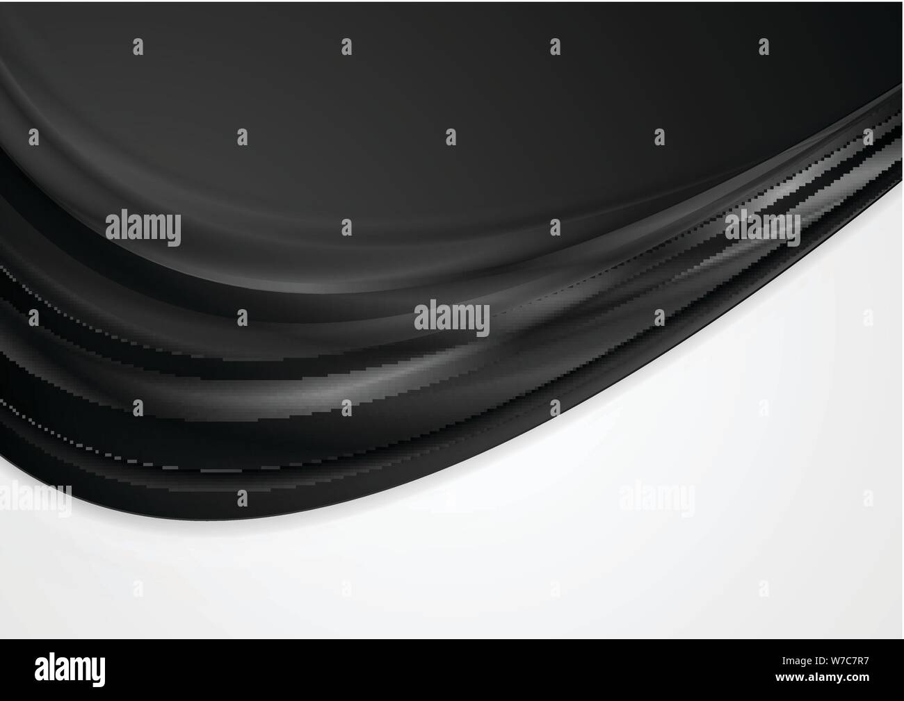 Abstrakte Schwarz-Weiß-Kontrast wellig Hintergrund. Vektor Design Stock Vektor