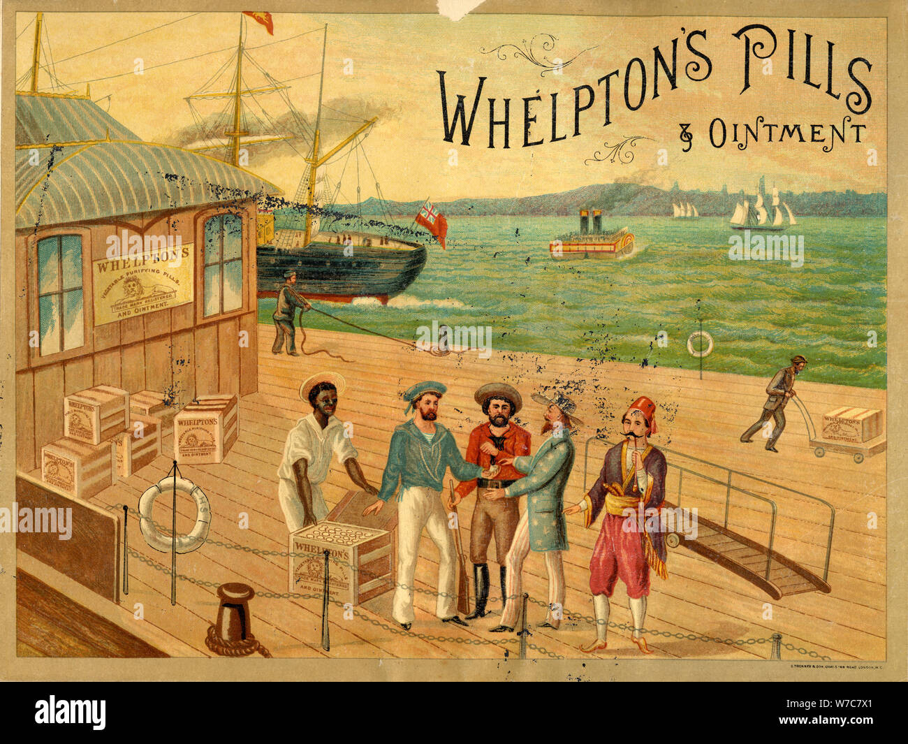Whelpton der Pillen & Salbe, 19. Artist: Unbekannt Stockfoto