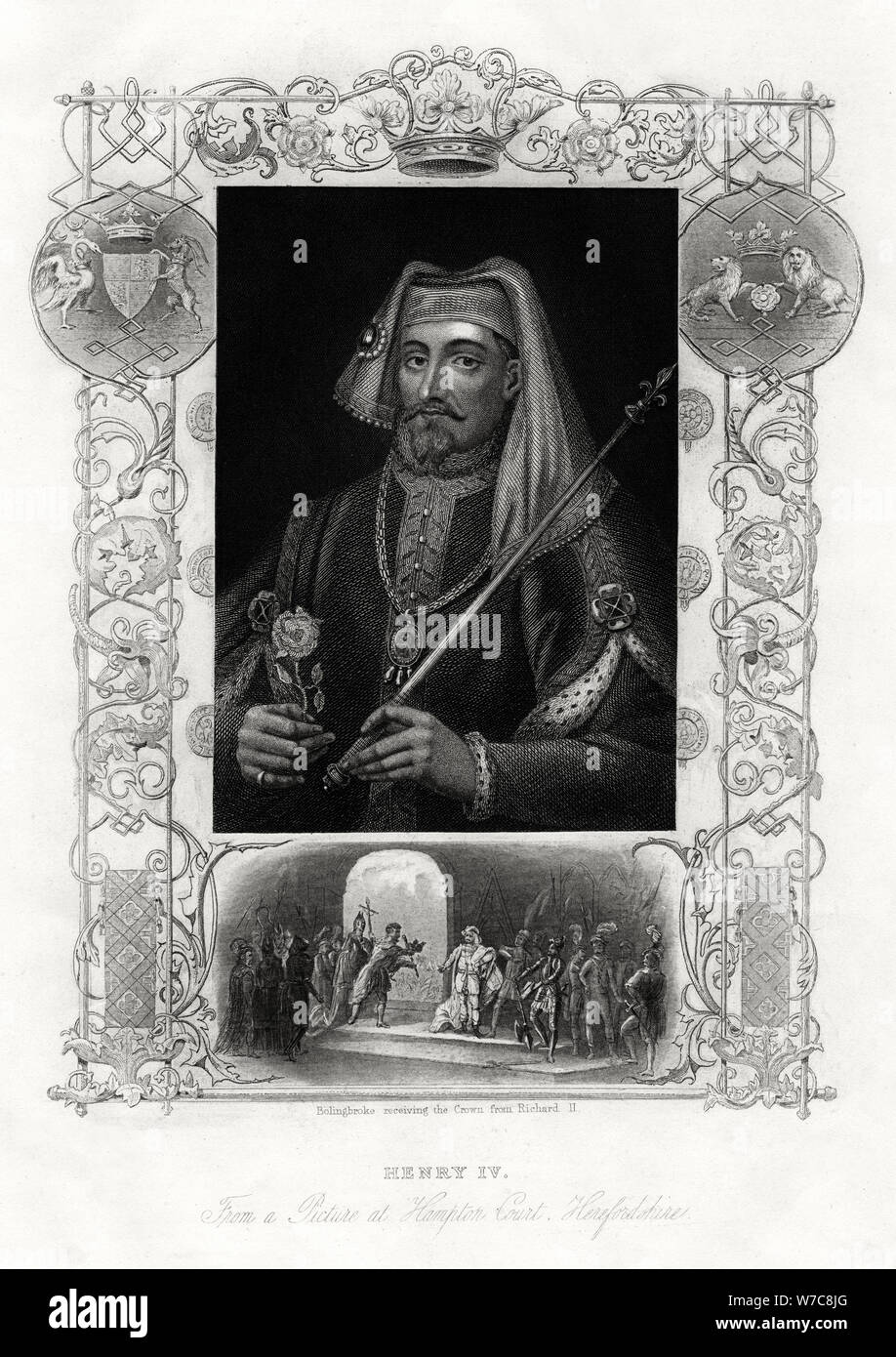 Heinrich IV. von England, 1860. Artist: Unbekannt Stockfoto