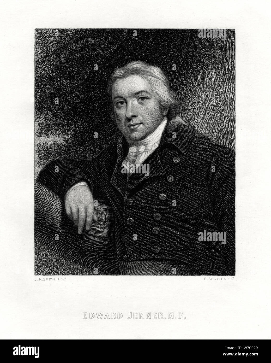 Edward Jenner, Englischer Landarzt, 19. Artist: E Scriven Stockfoto