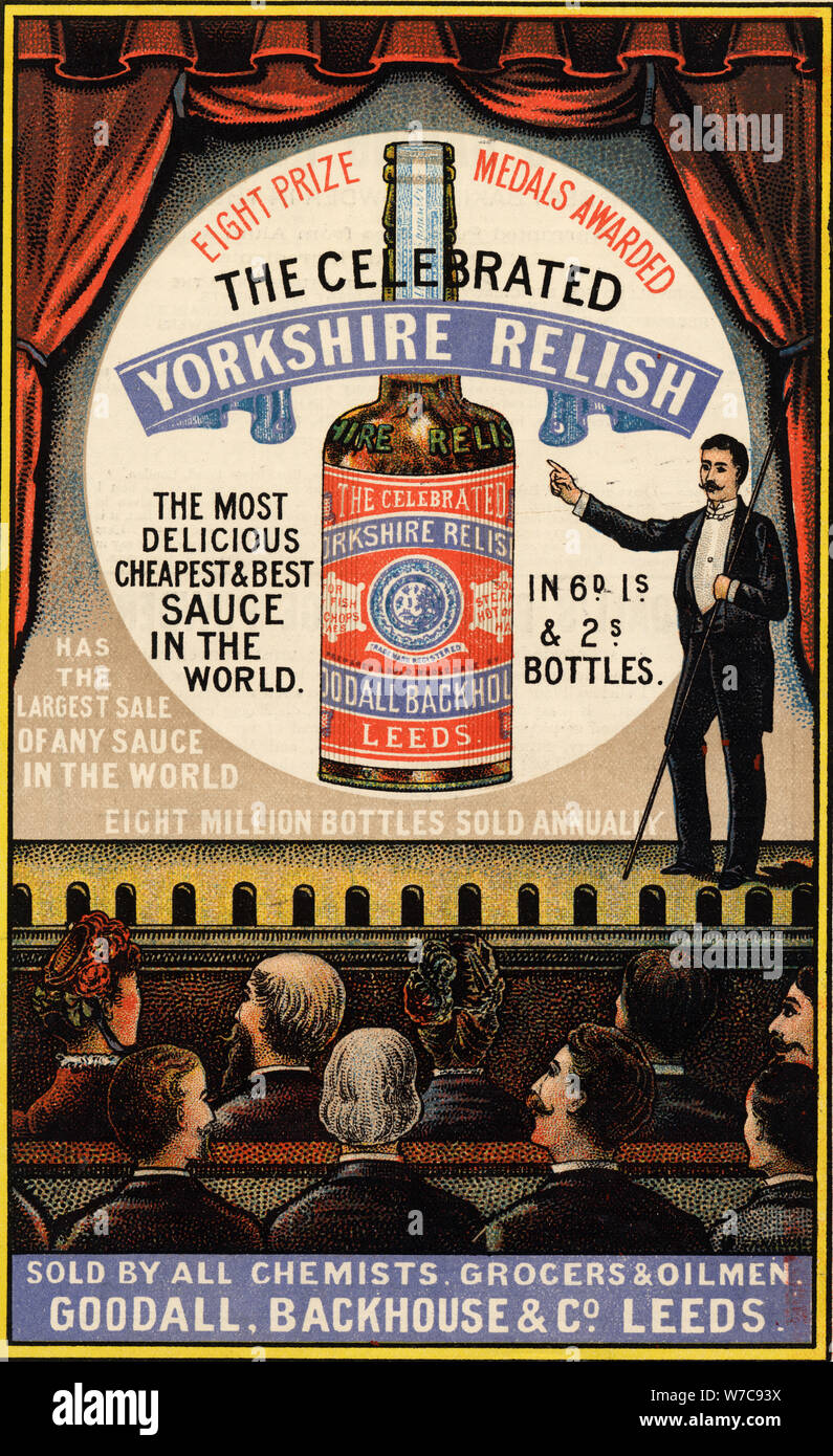 Yorkshire Relish, 19. Artist: Unbekannt Stockfoto