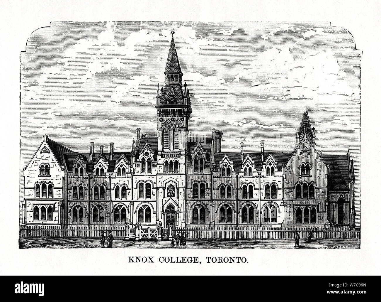 Knox College, Toronto, Ontario, Kanada, 19. Artist: Unbekannt Stockfoto