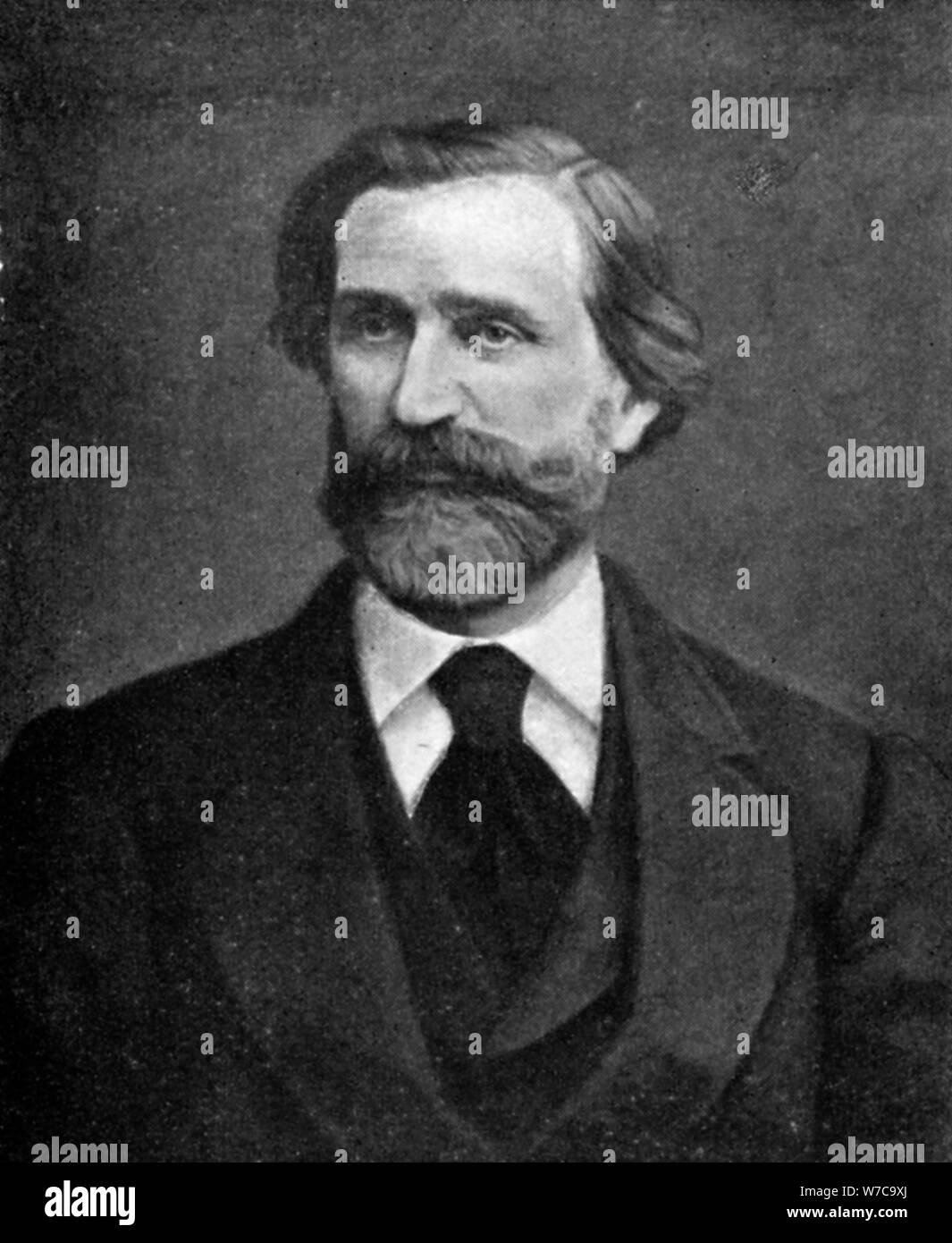 Giuseppe Verdi, Italienischer Komponist, 1909. Artist: Unbekannt Stockfoto