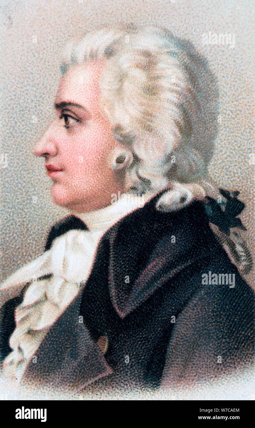 Wolfgang Amadeus Mozart, Österreichischer Komponist des 18. Jahrhunderts, 1912. Artist: Anon Stockfoto