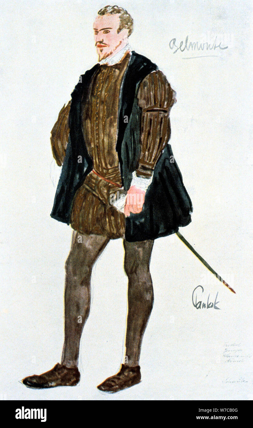 Kostüme für Belmonte, c 1913. Artist: Unbekannt Stockfoto