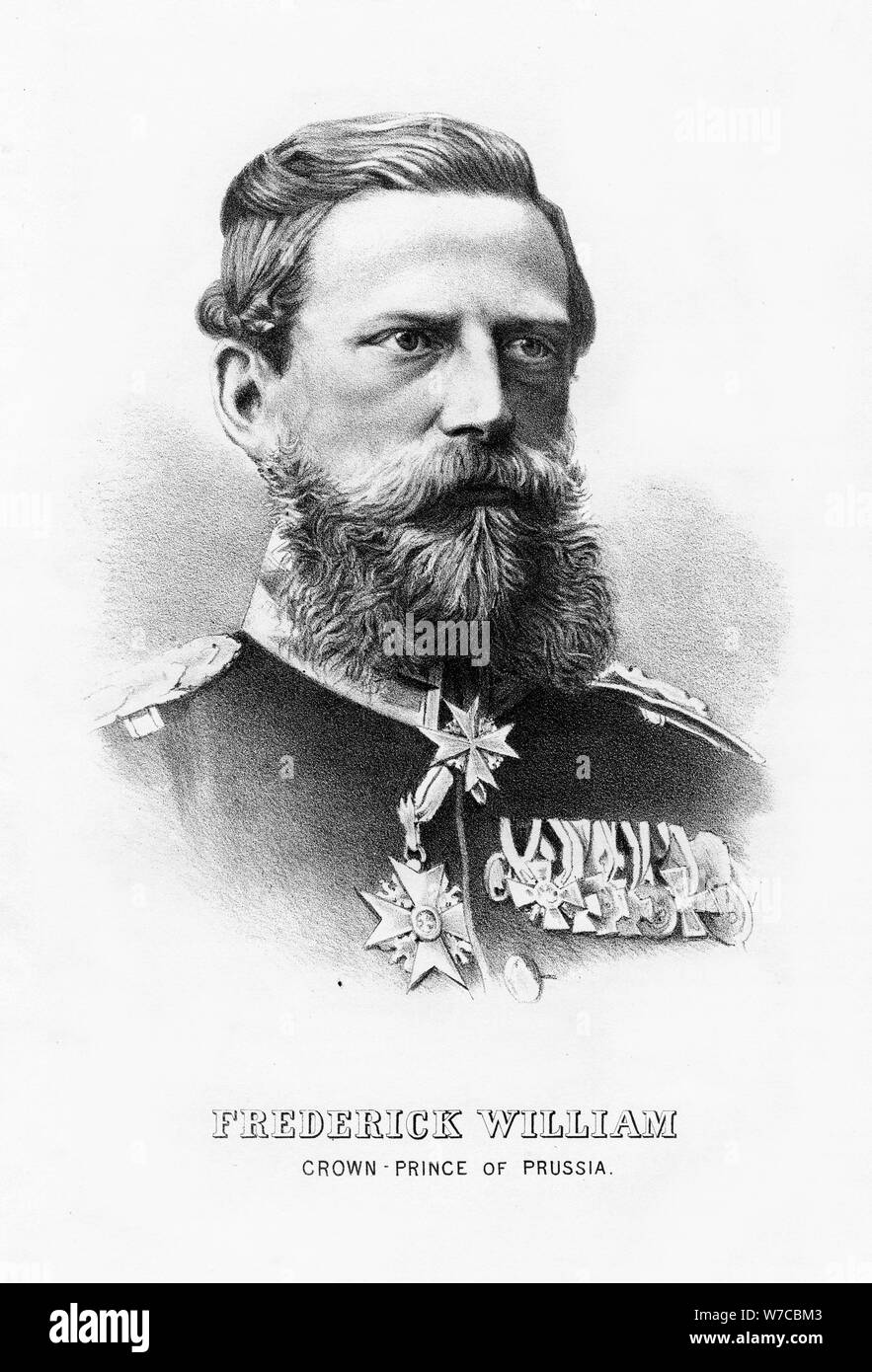 Kronprinz Friedrich Wilhelm von Preußen, 19. Artist: Unbekannt  Stockfotografie - Alamy