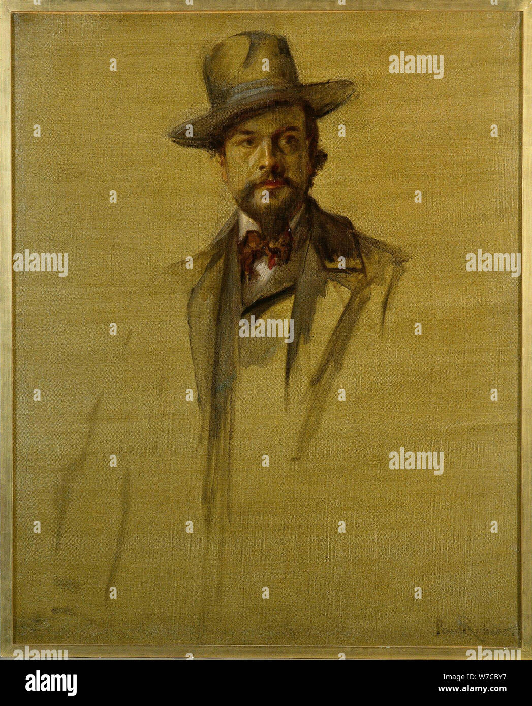 Portrait des Komponisten Claude Debussy (1862-1918). Stockfoto