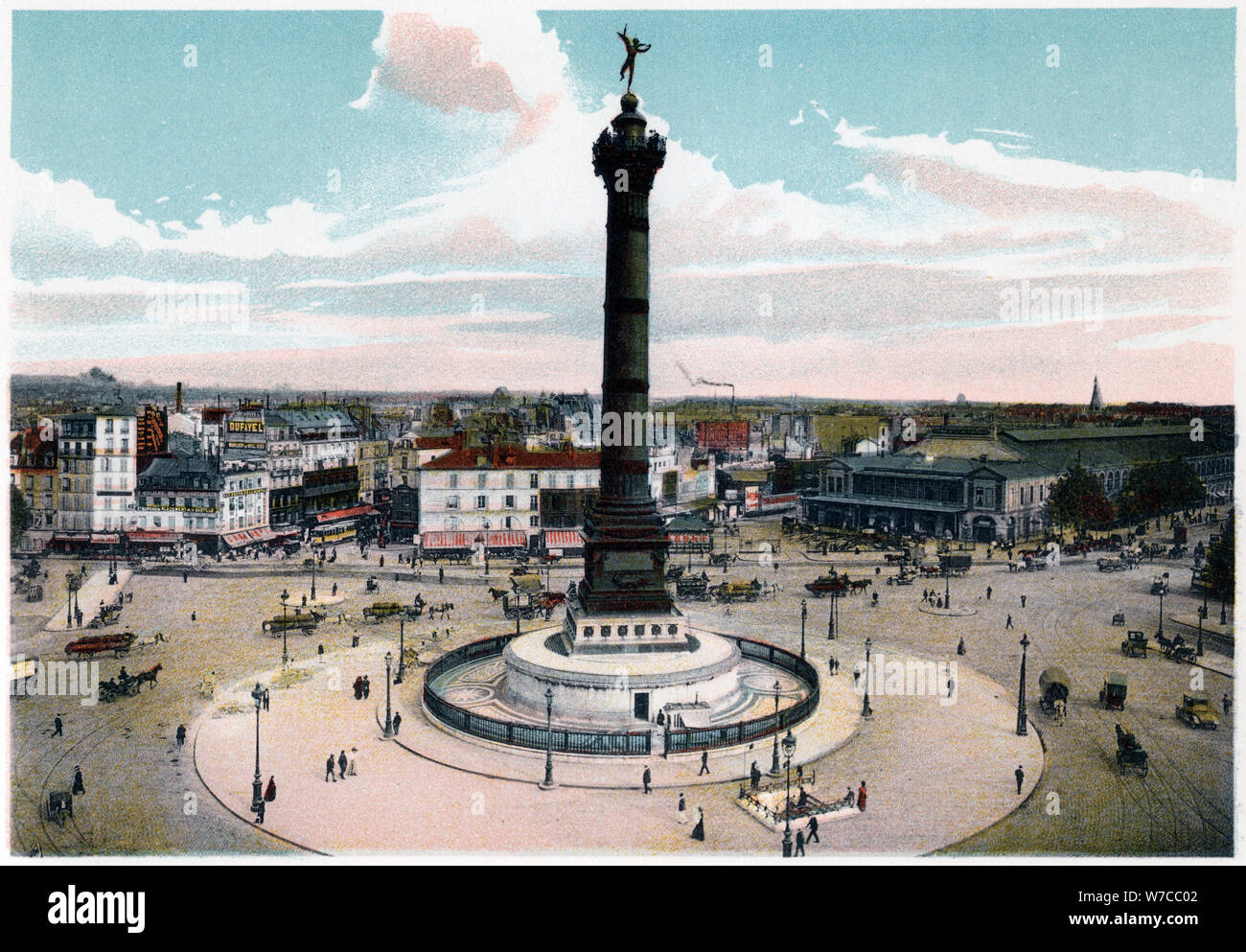 Der Juli Spalte in der Place de la Bastille, Paris, c1900. Artist: Unbekannt Stockfoto