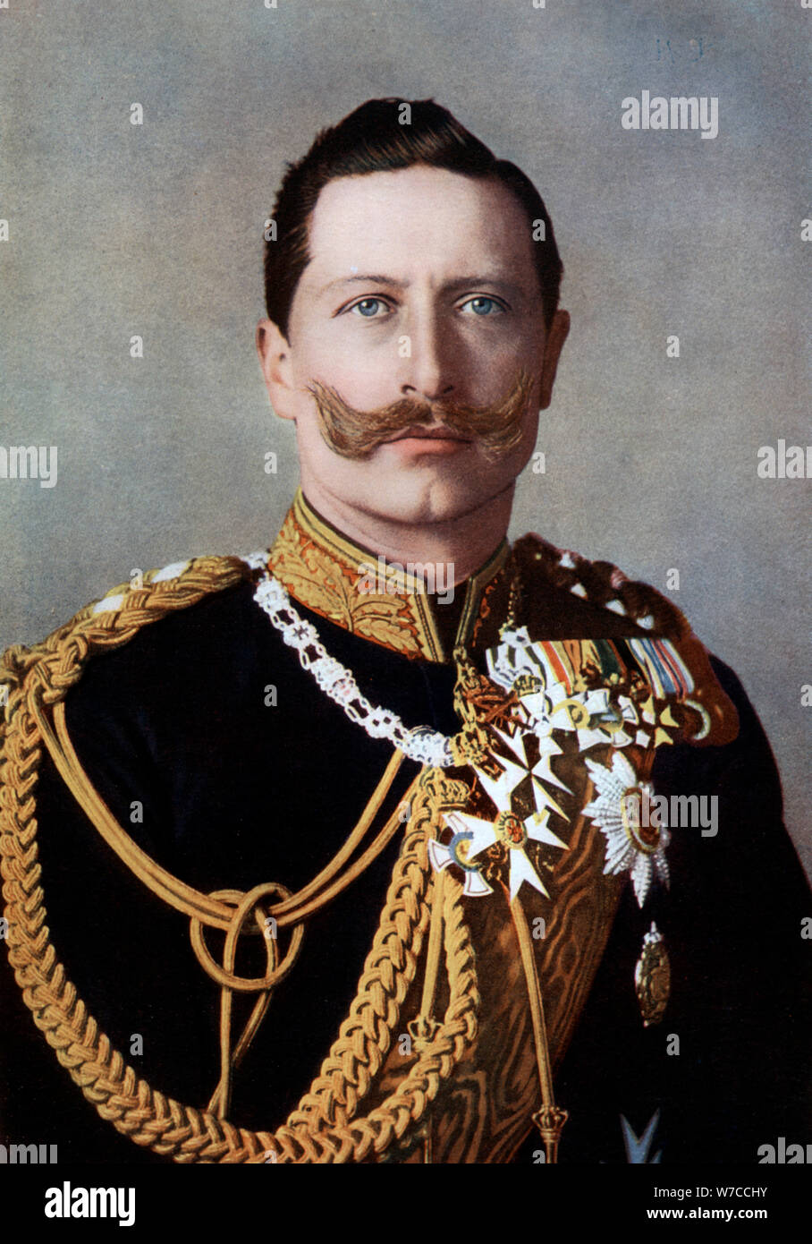 Wilhelm II., Kaiser von Deutschland und König von Preußen, des späten 19. und frühen 20. Jahrhunderts. Artist: Reichard & Lindner Stockfoto